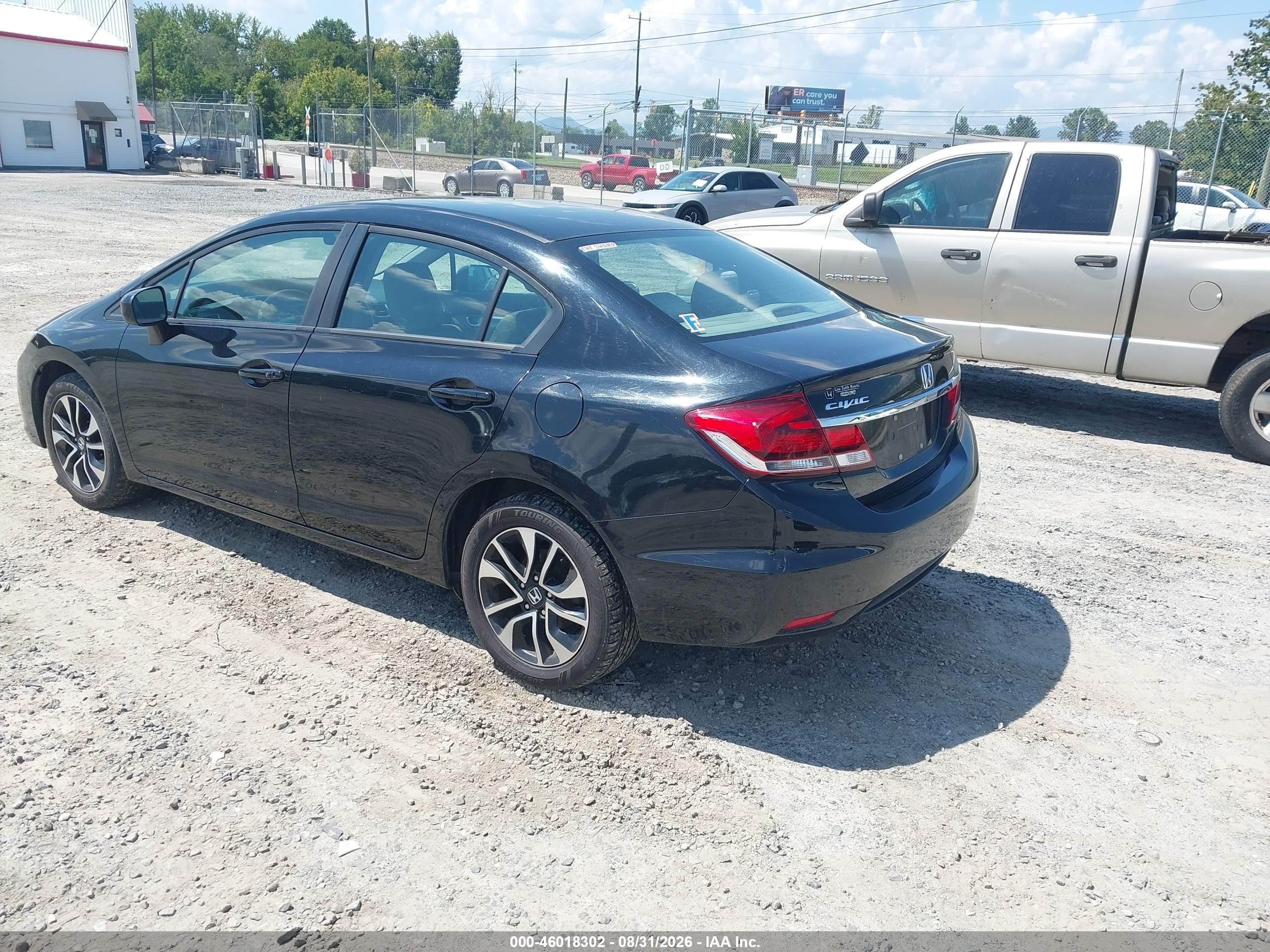 2015 Honda Civic Ex Black vin: 19XFB2F80FE006619
