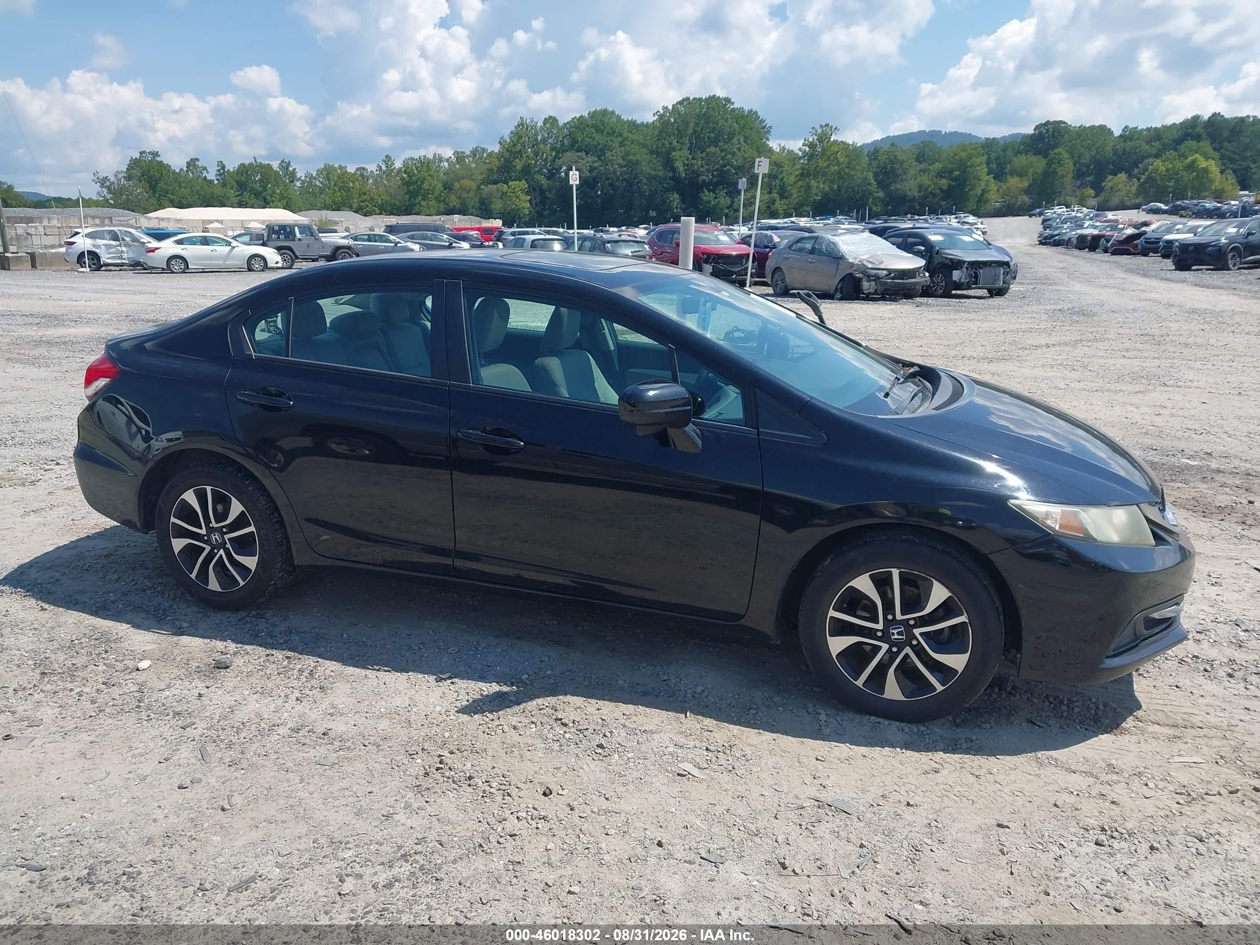 2015 Honda Civic Ex Black vin: 19XFB2F80FE006619