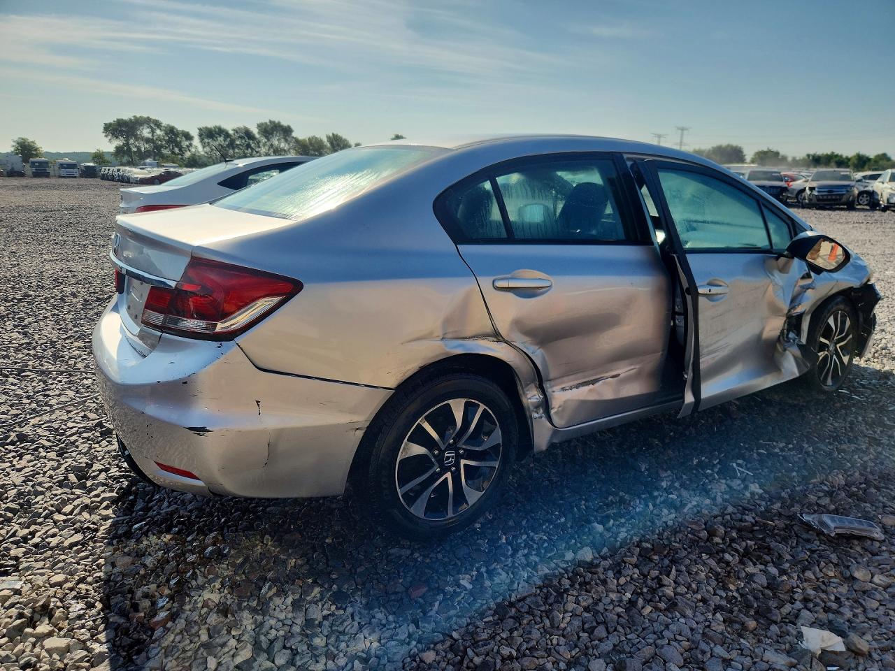 2015 Honda Civic Ex Silver vin: 19XFB2F80FE025509