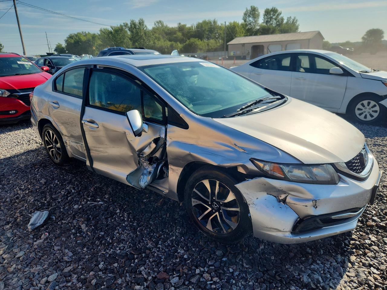 2015 Honda Civic Ex Silver vin: 19XFB2F80FE025509