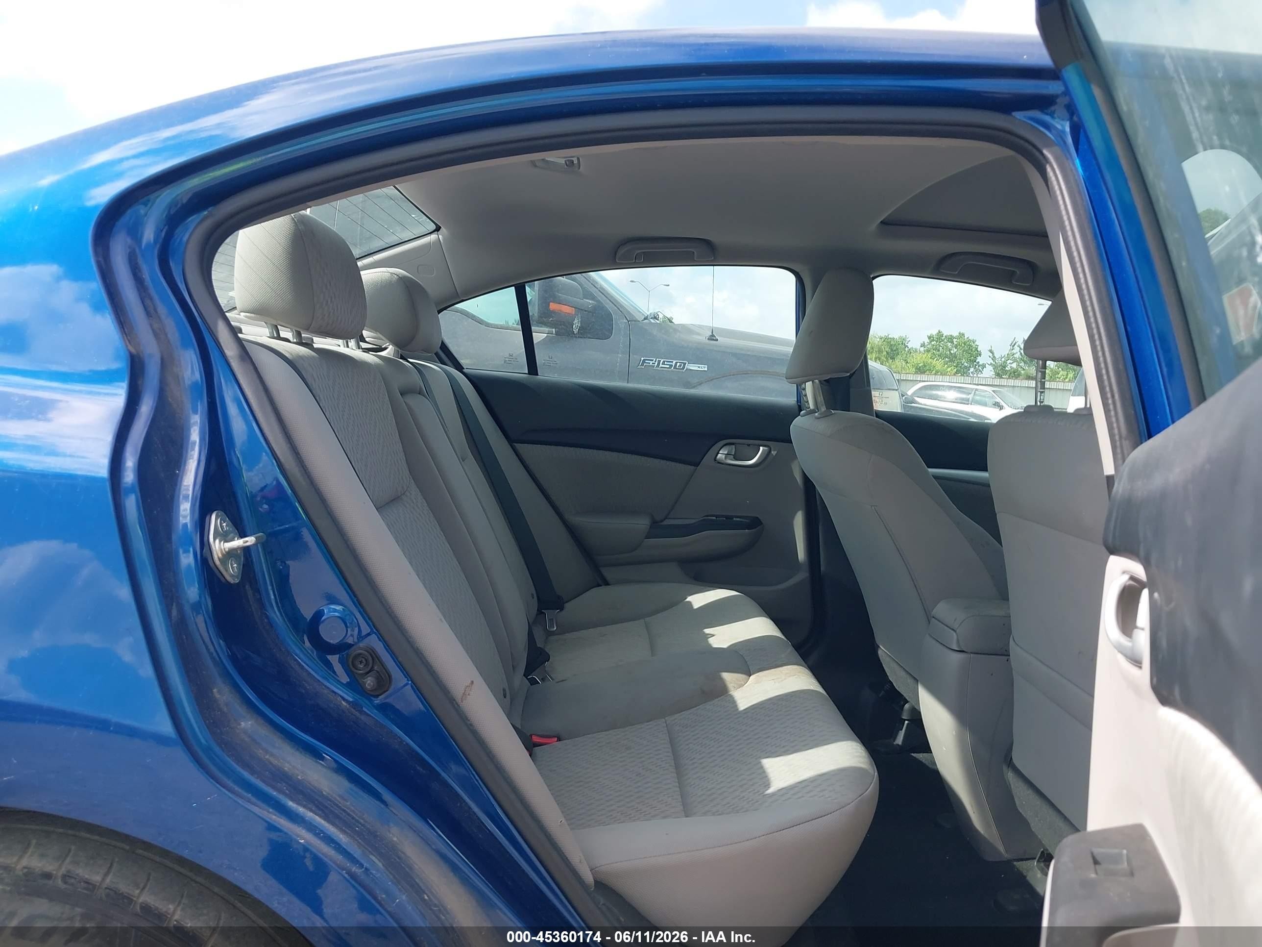 2015 Honda Civic Ex Blue vin: 19XFB2F80FE031178