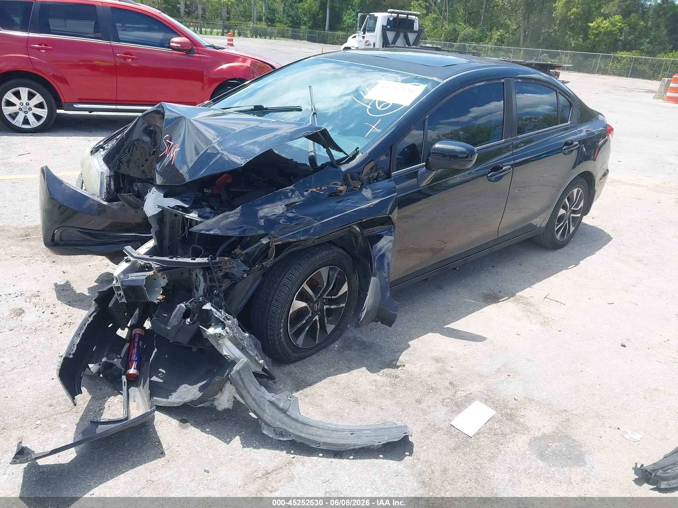 2015 Honda Civic Ex Black vin: 19XFB2F80FE051480