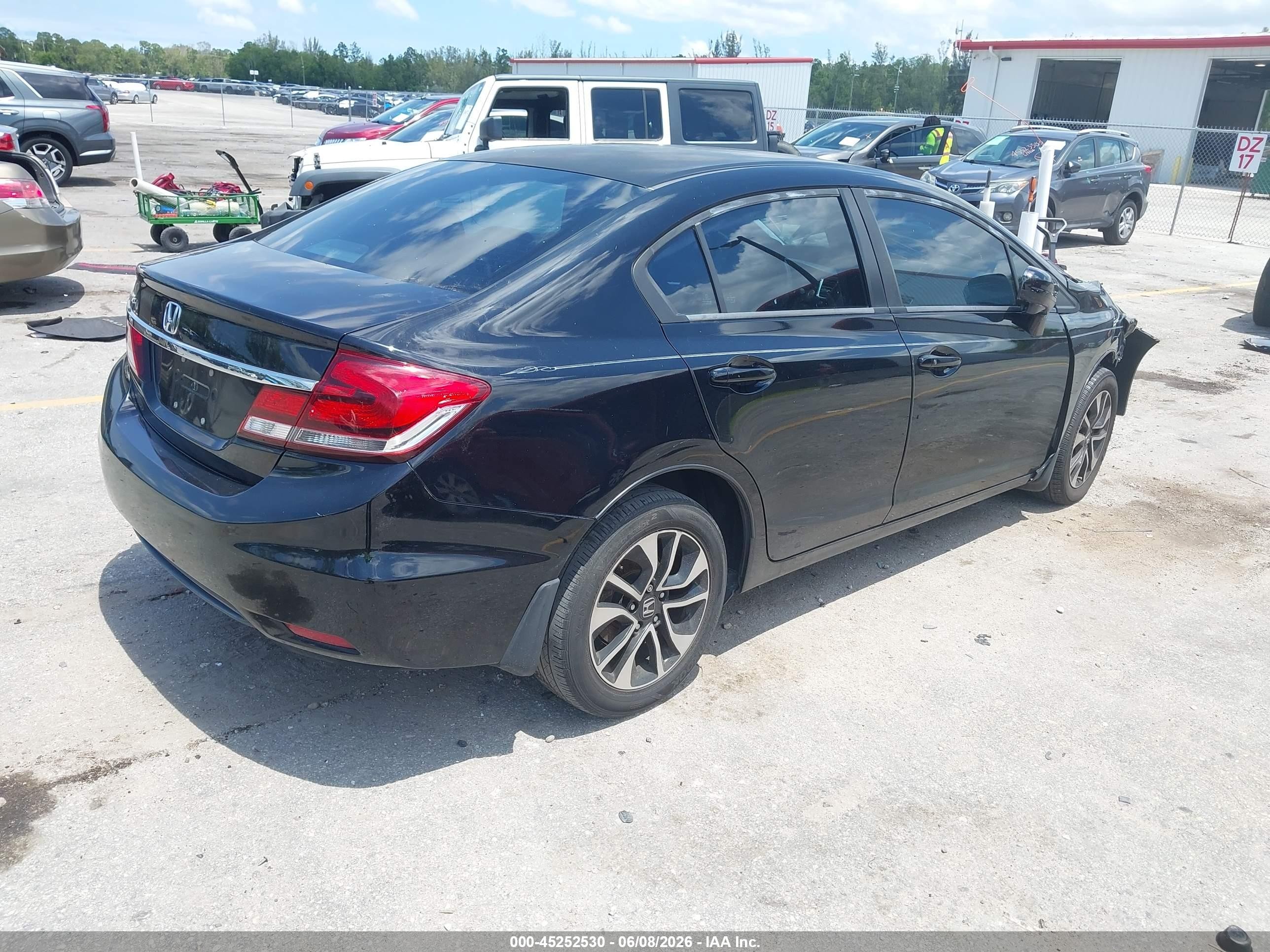 2015 Honda Civic Ex Black vin: 19XFB2F80FE051480