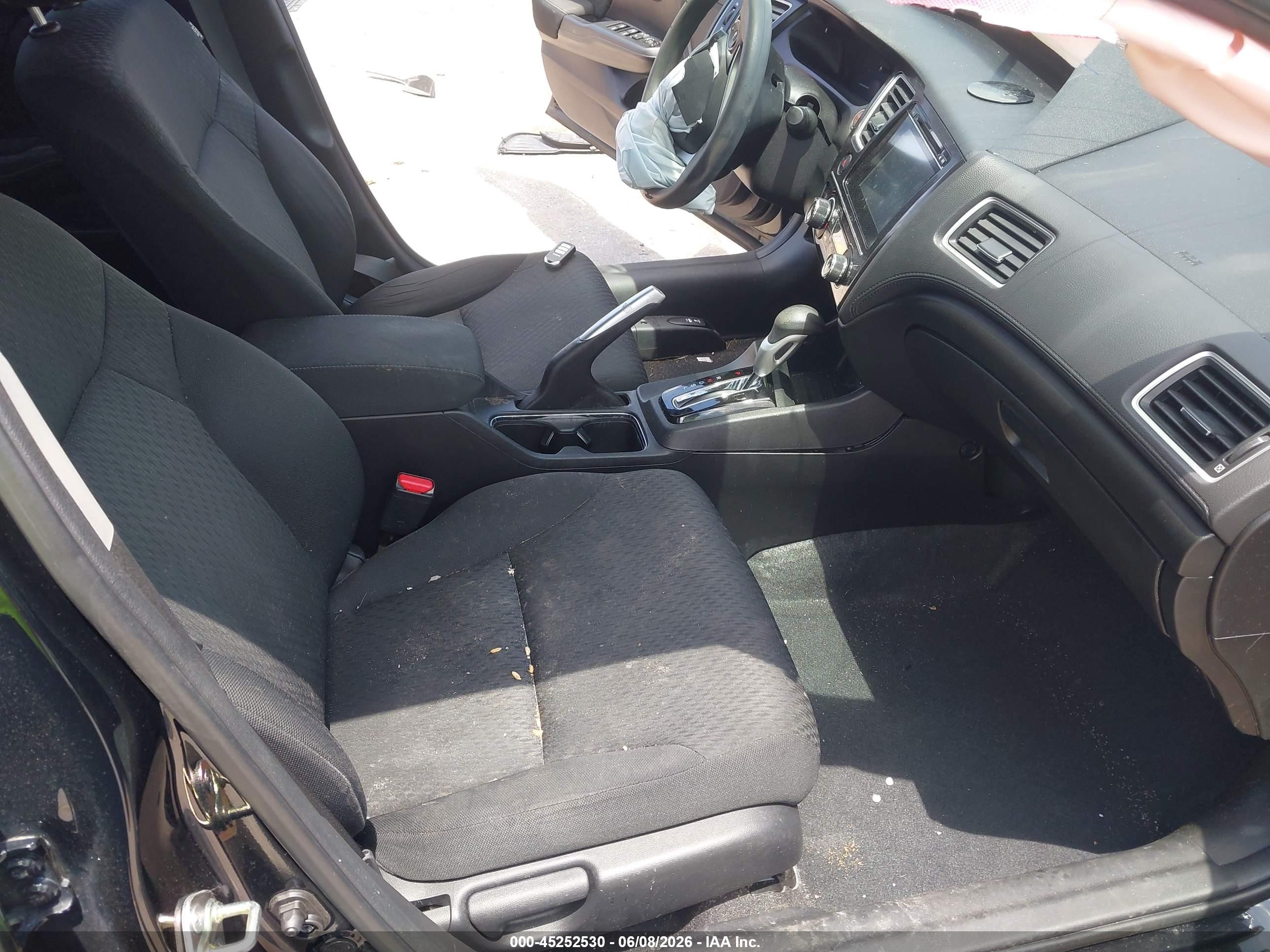 2015 Honda Civic Ex Black vin: 19XFB2F80FE051480