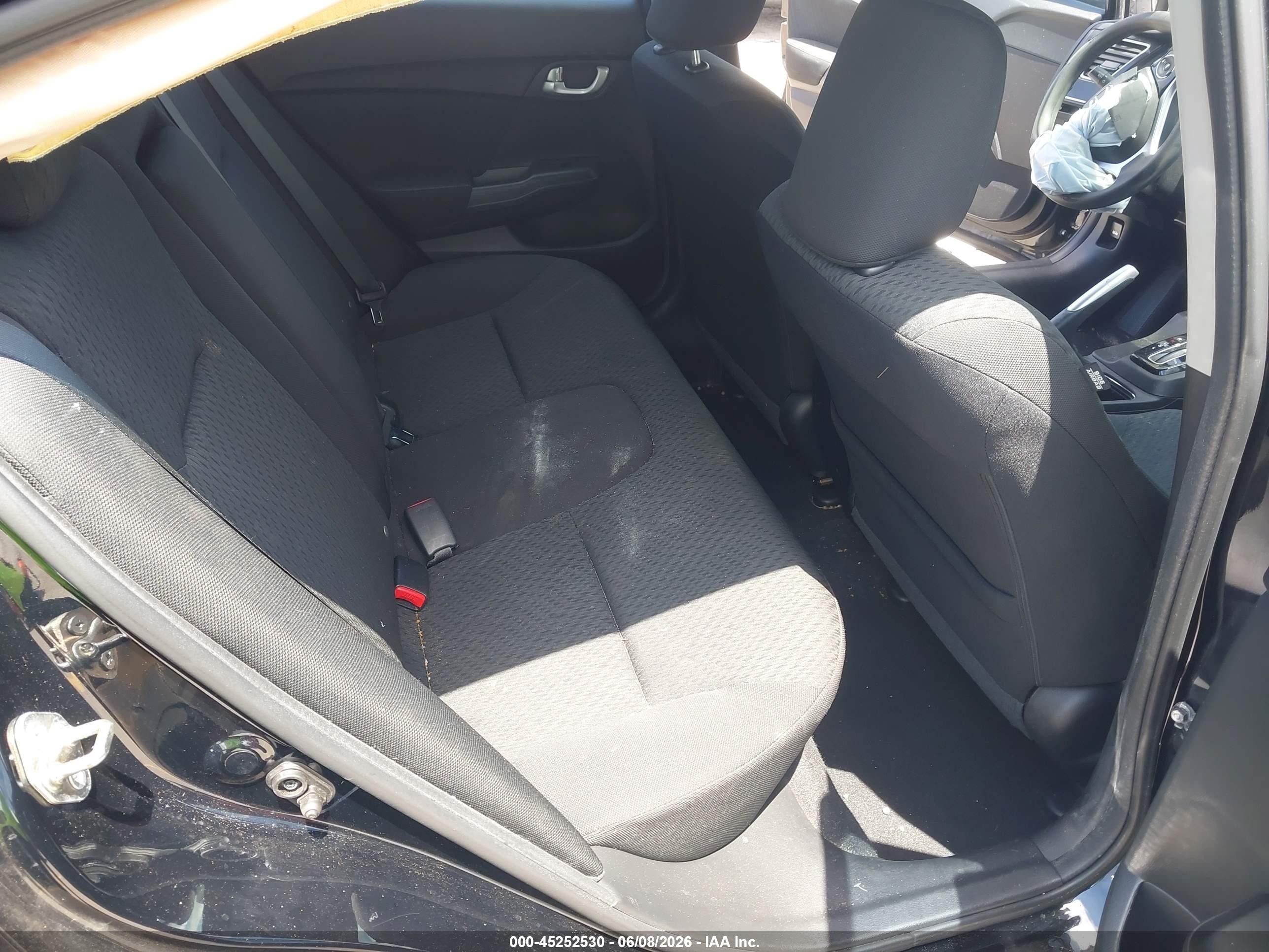 2015 Honda Civic Ex Black vin: 19XFB2F80FE051480