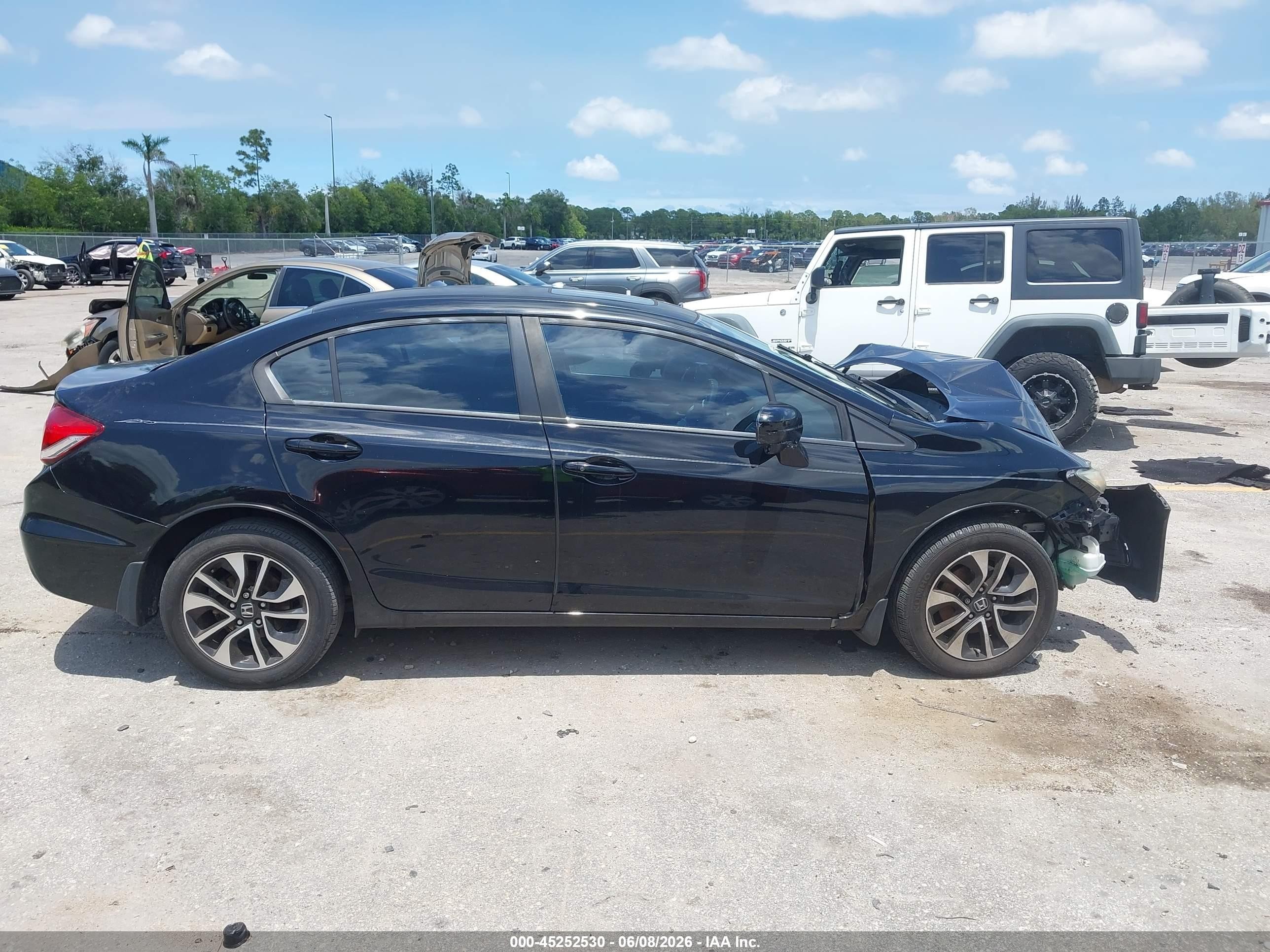 2015 Honda Civic Ex Black vin: 19XFB2F80FE051480