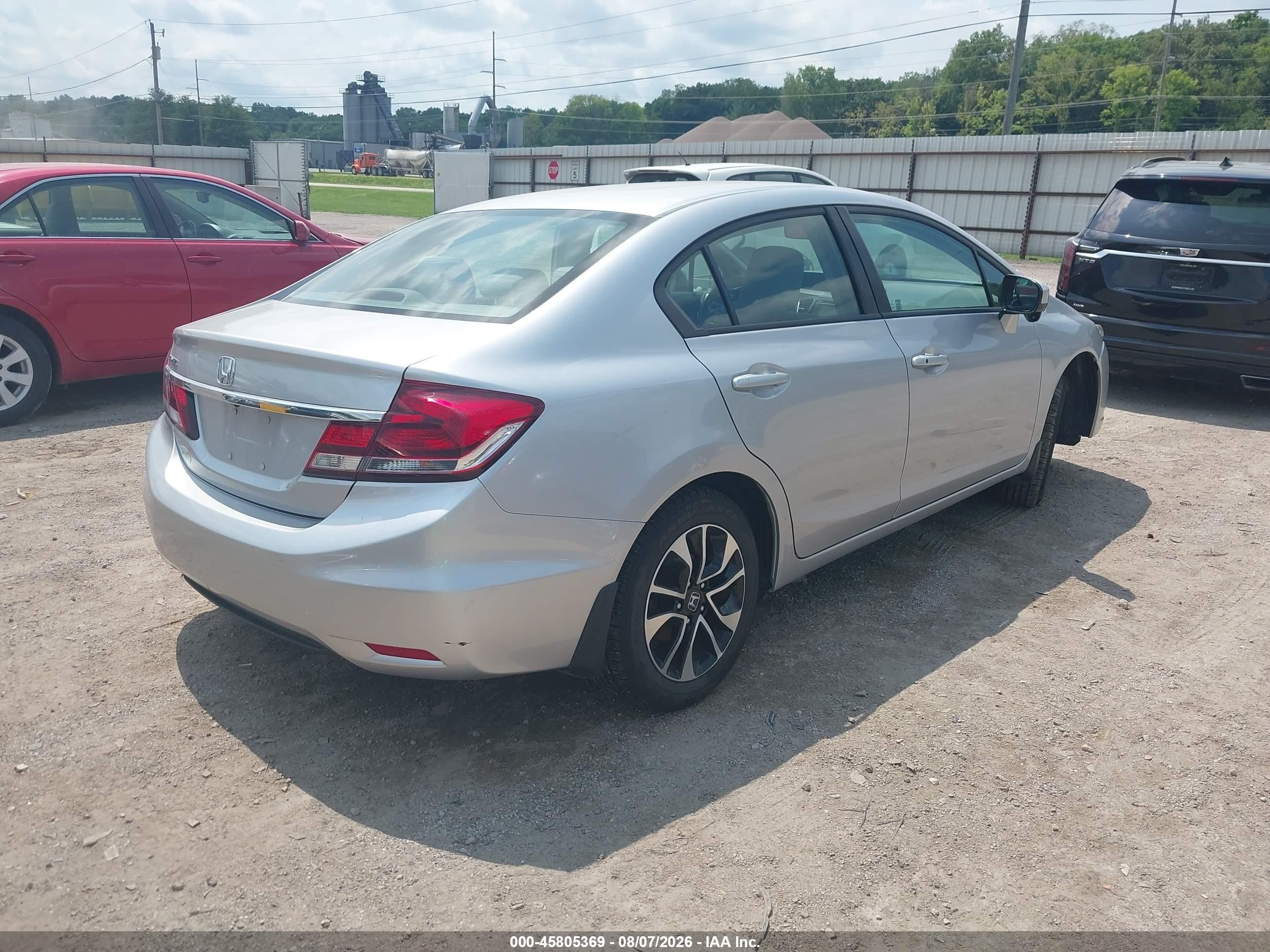 2015 Honda Civic Ex Silver vin: 19XFB2F80FE070580