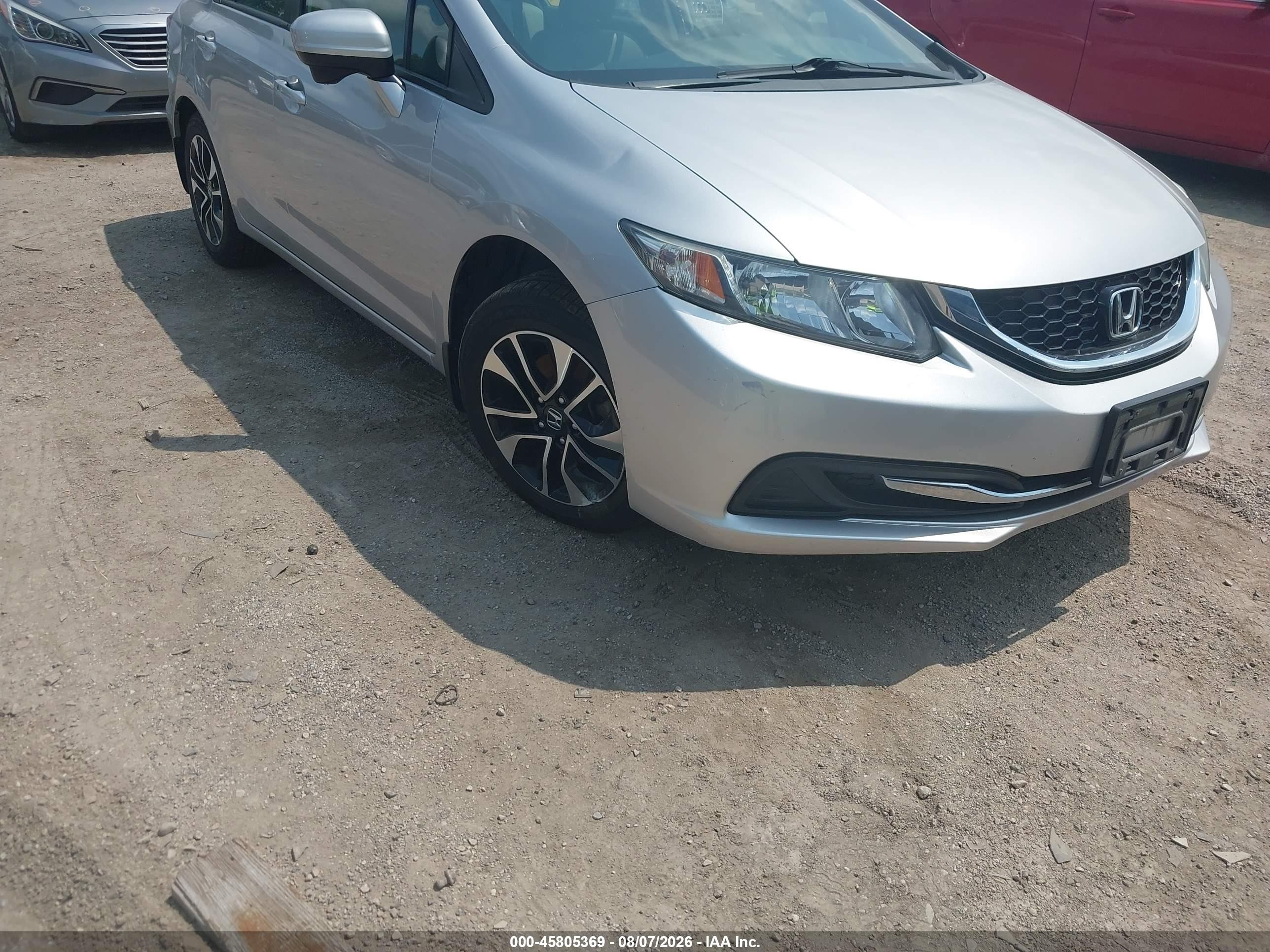 2015 Honda Civic Ex Silver vin: 19XFB2F80FE070580