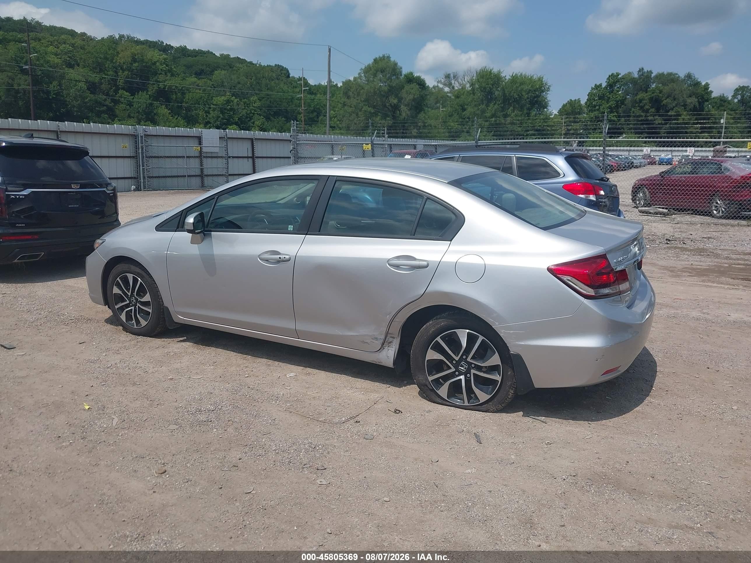 2015 Honda Civic Ex Silver vin: 19XFB2F80FE070580