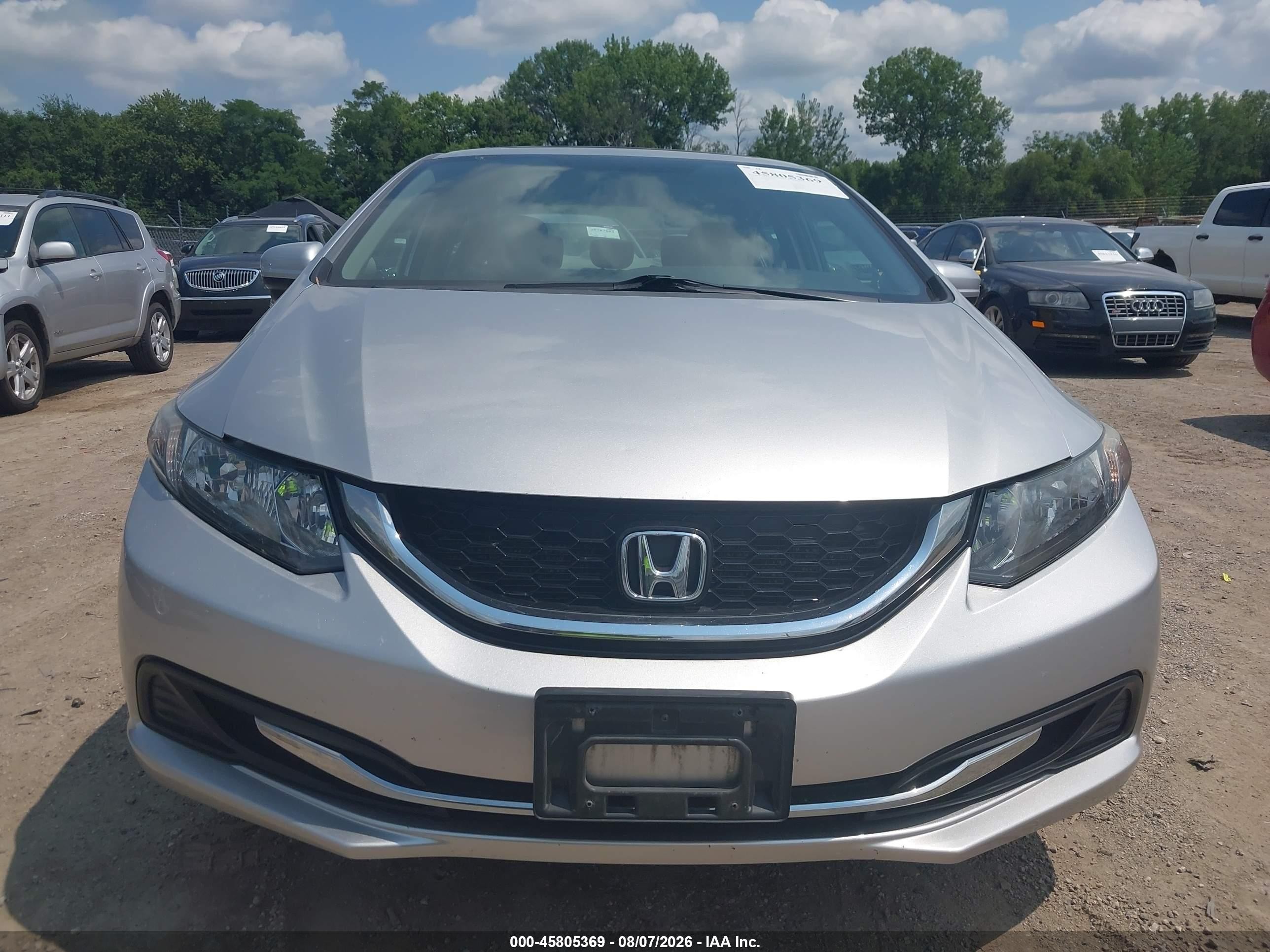 2015 Honda Civic Ex Silver vin: 19XFB2F80FE070580