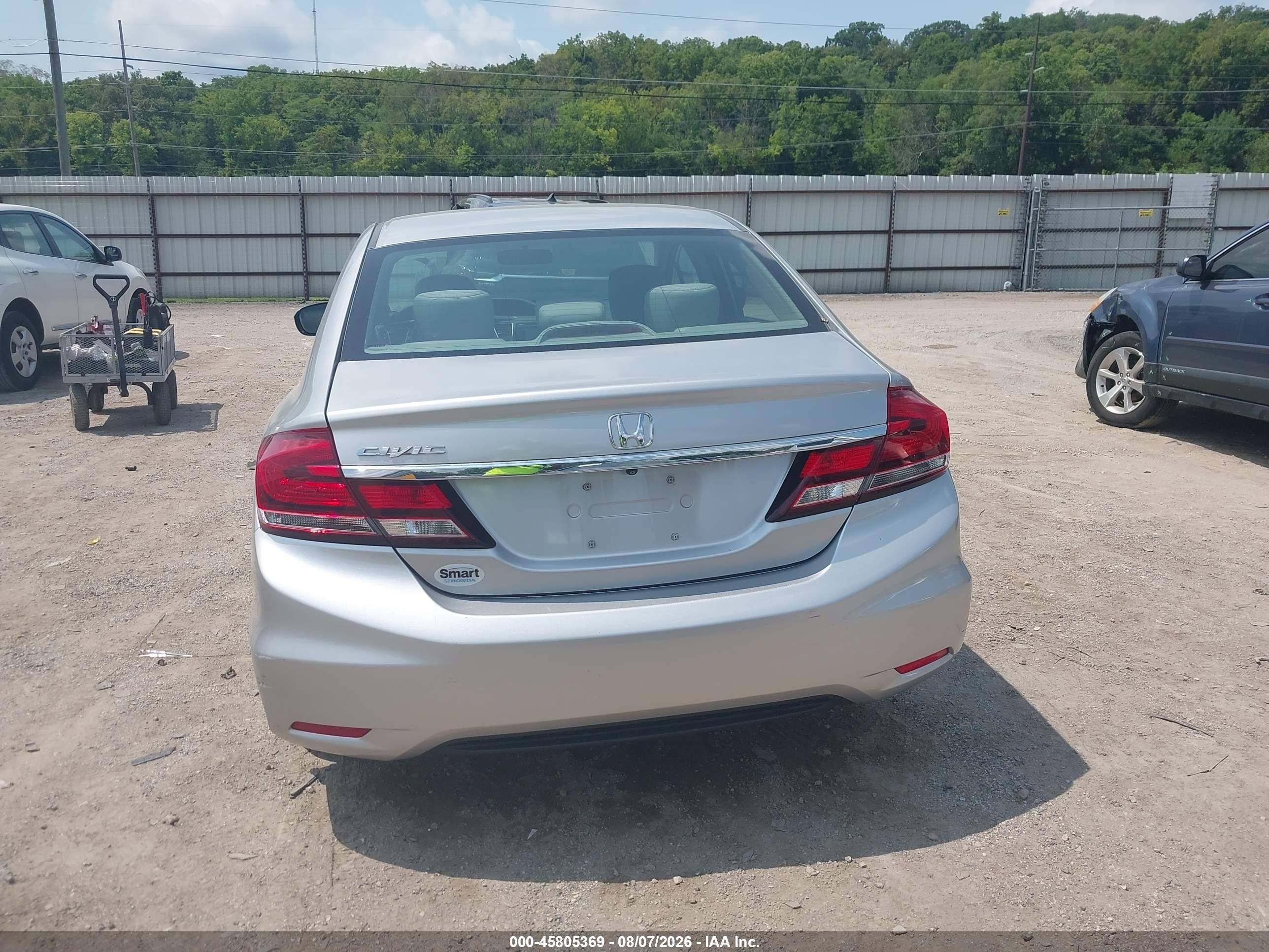 2015 Honda Civic Ex Silver vin: 19XFB2F80FE070580