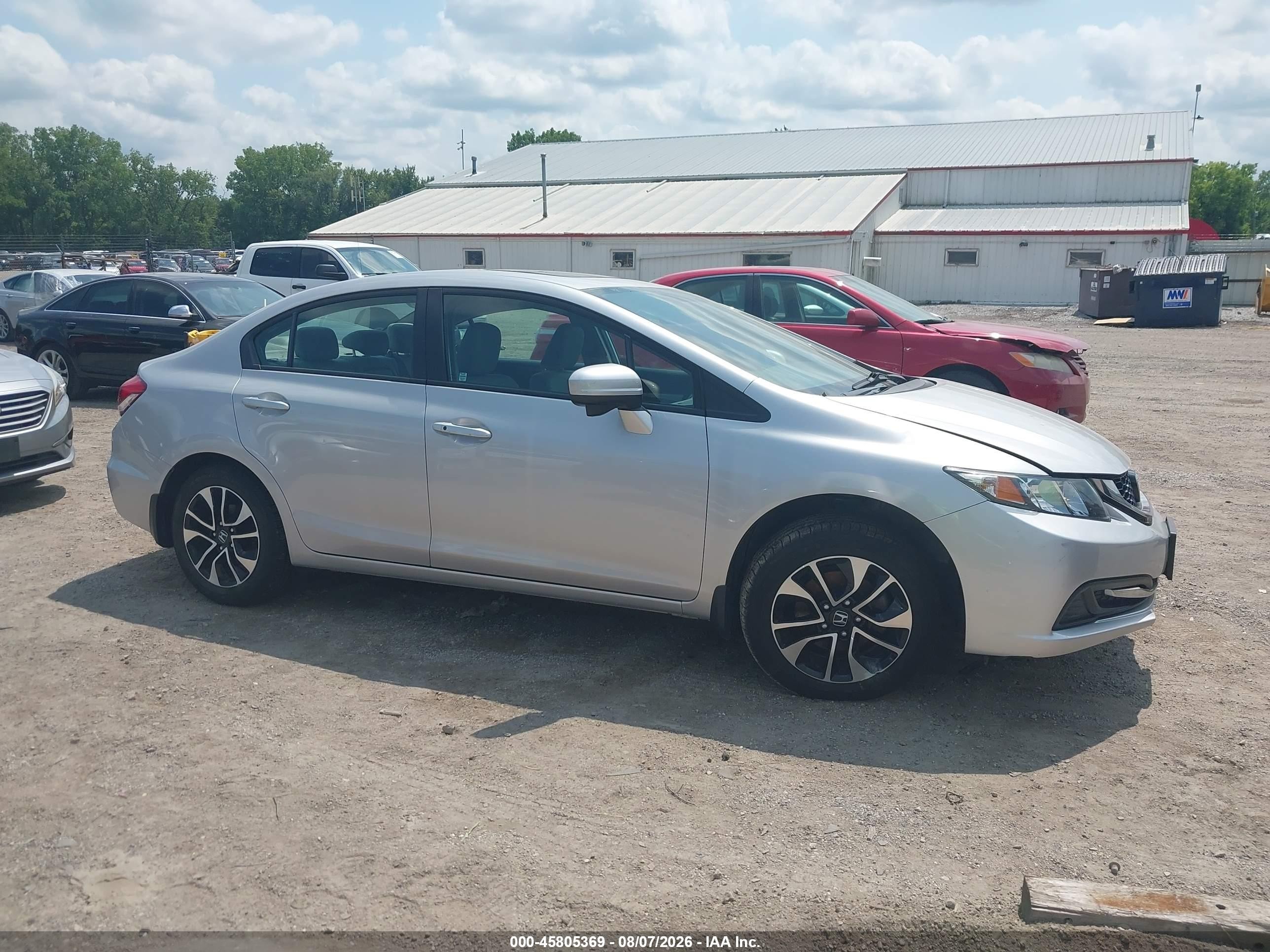 2015 Honda Civic Ex Silver vin: 19XFB2F80FE070580