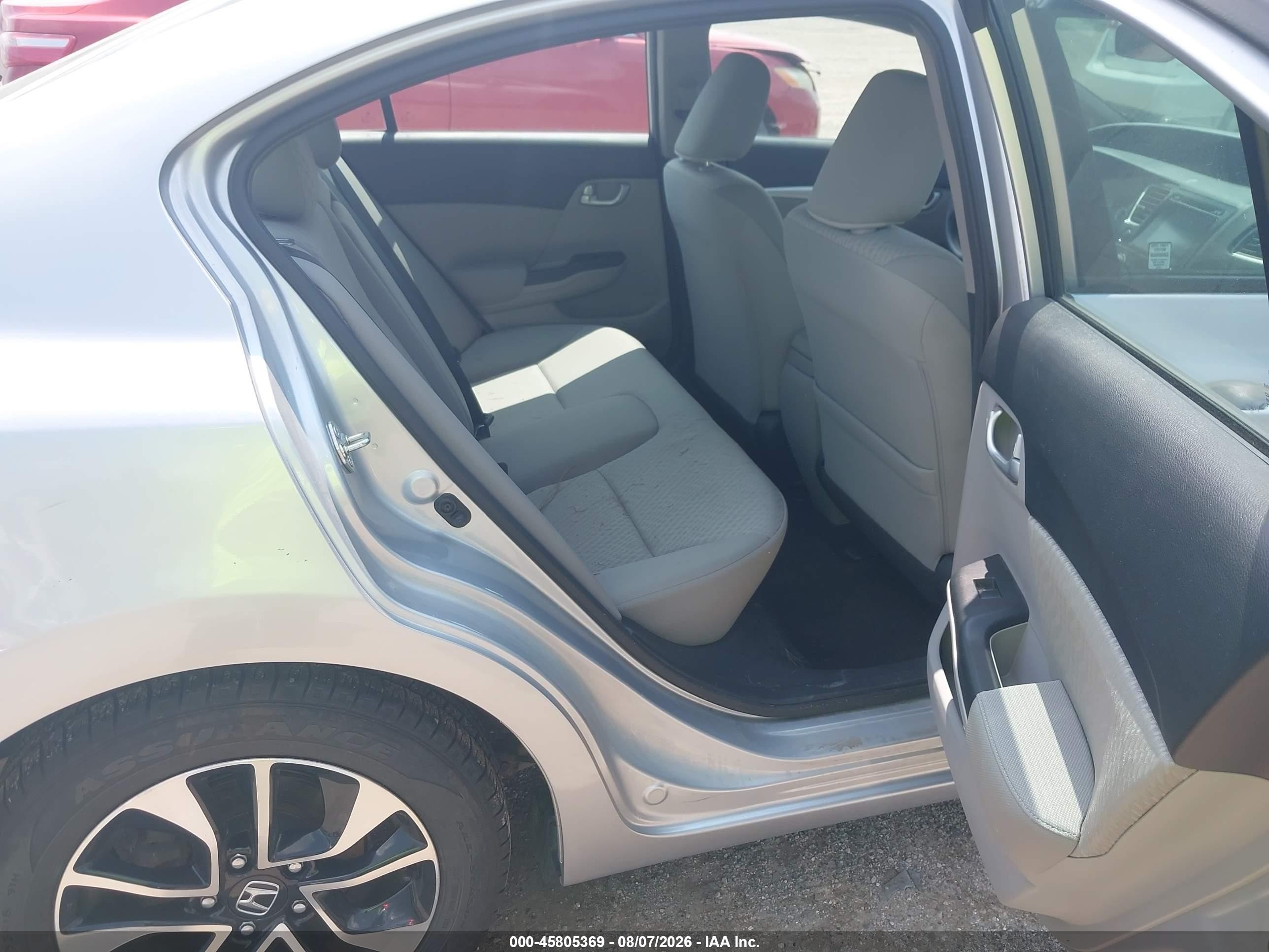 2015 Honda Civic Ex Silver vin: 19XFB2F80FE070580