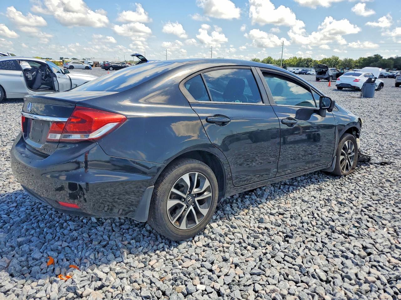 2015 Honda Civic Ex Черный vin: 19XFB2F80FE076041