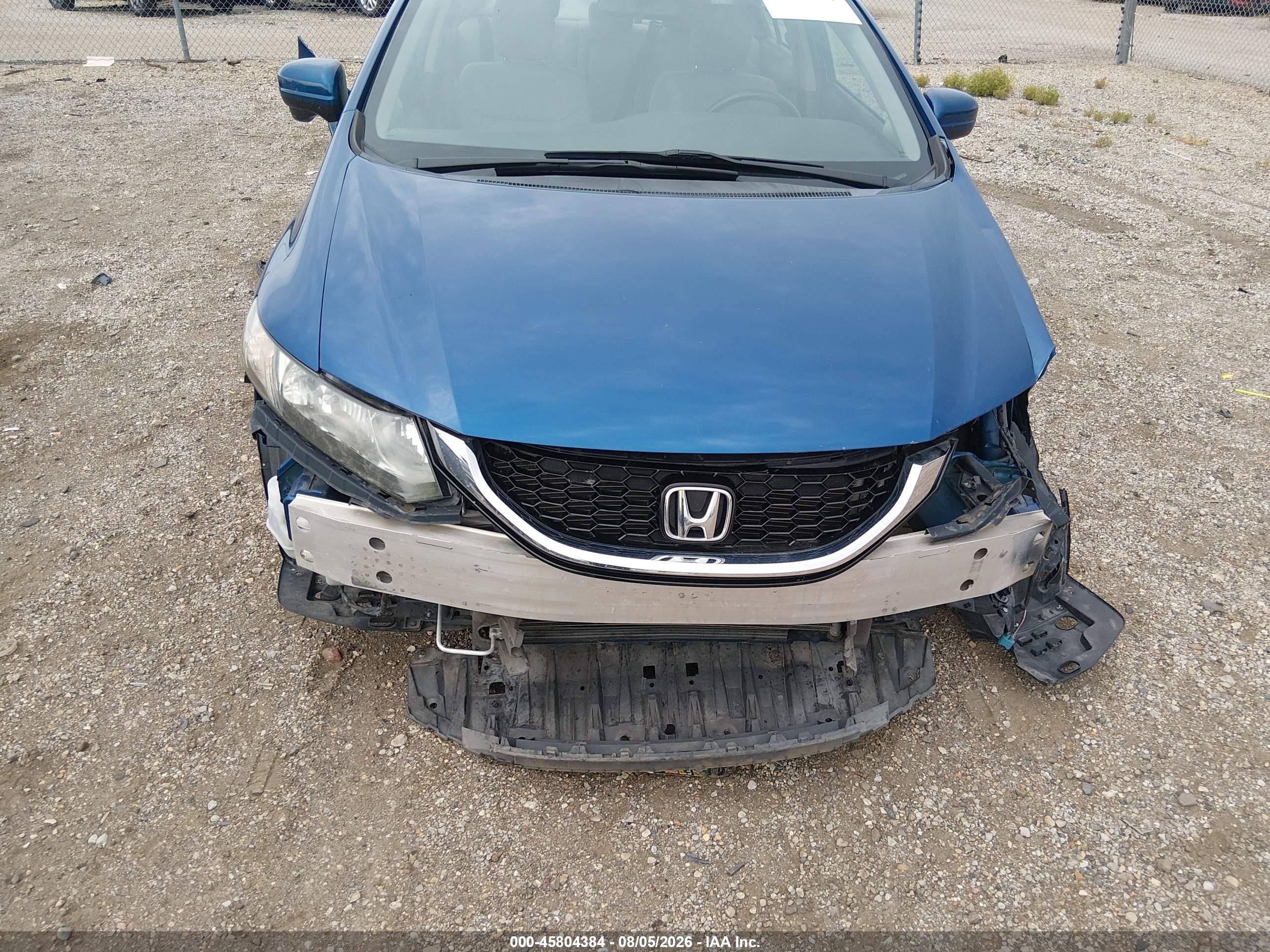 2015 Honda Civic Ex Blue vin: 19XFB2F80FE078761