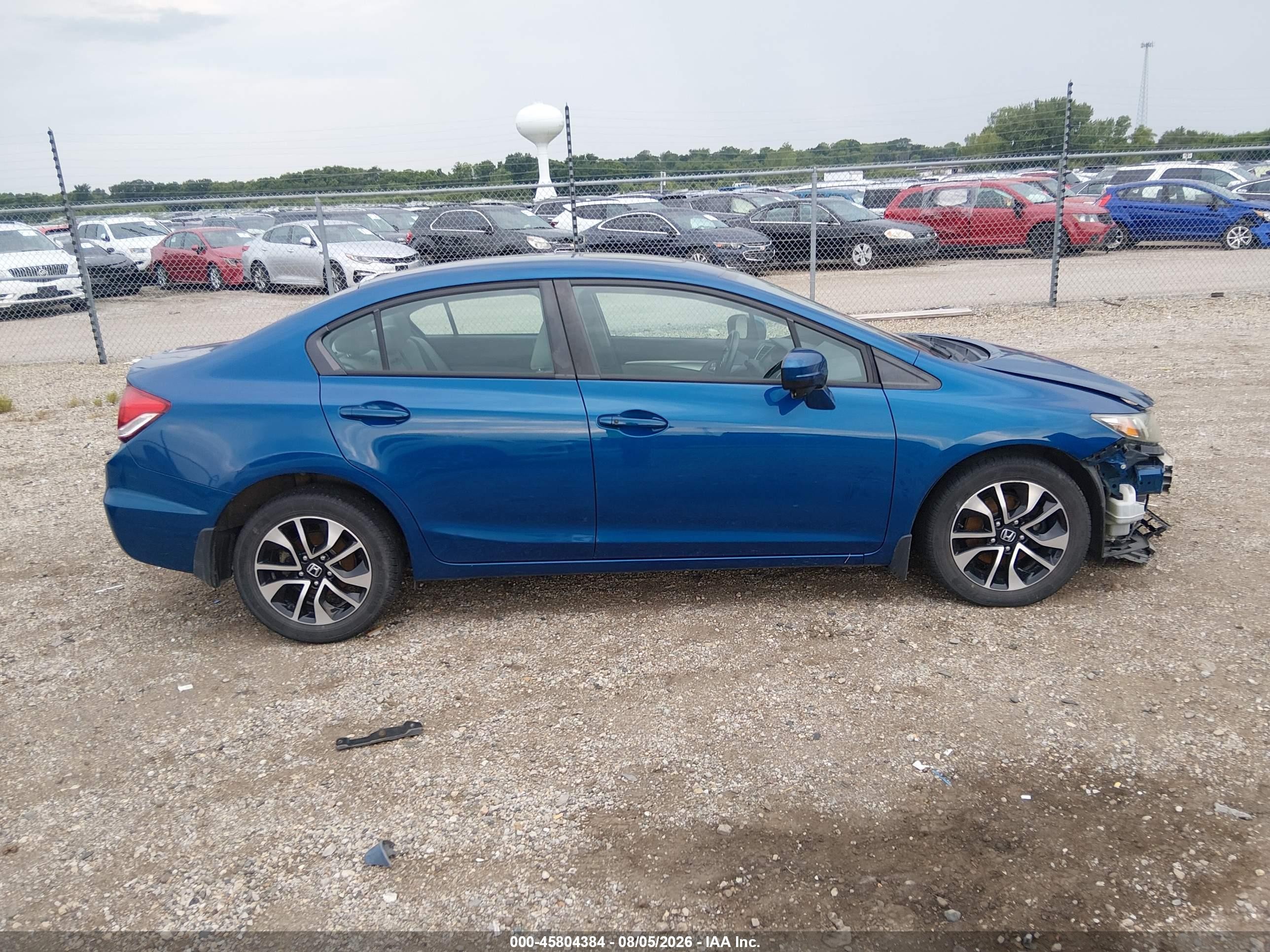 2015 Honda Civic Ex Blue vin: 19XFB2F80FE078761