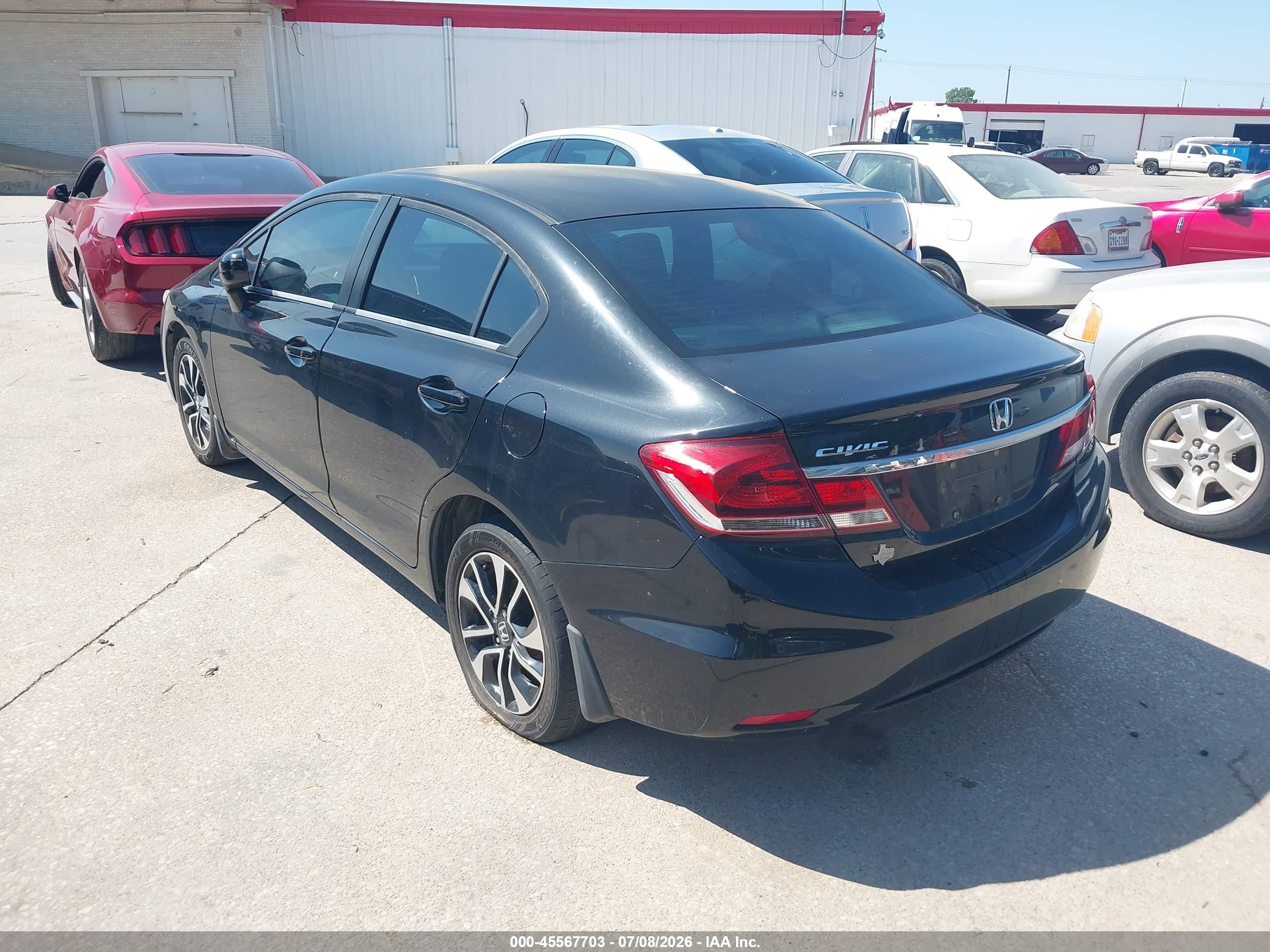 2015 Honda Civic Ex Black vin: 19XFB2F80FE088058