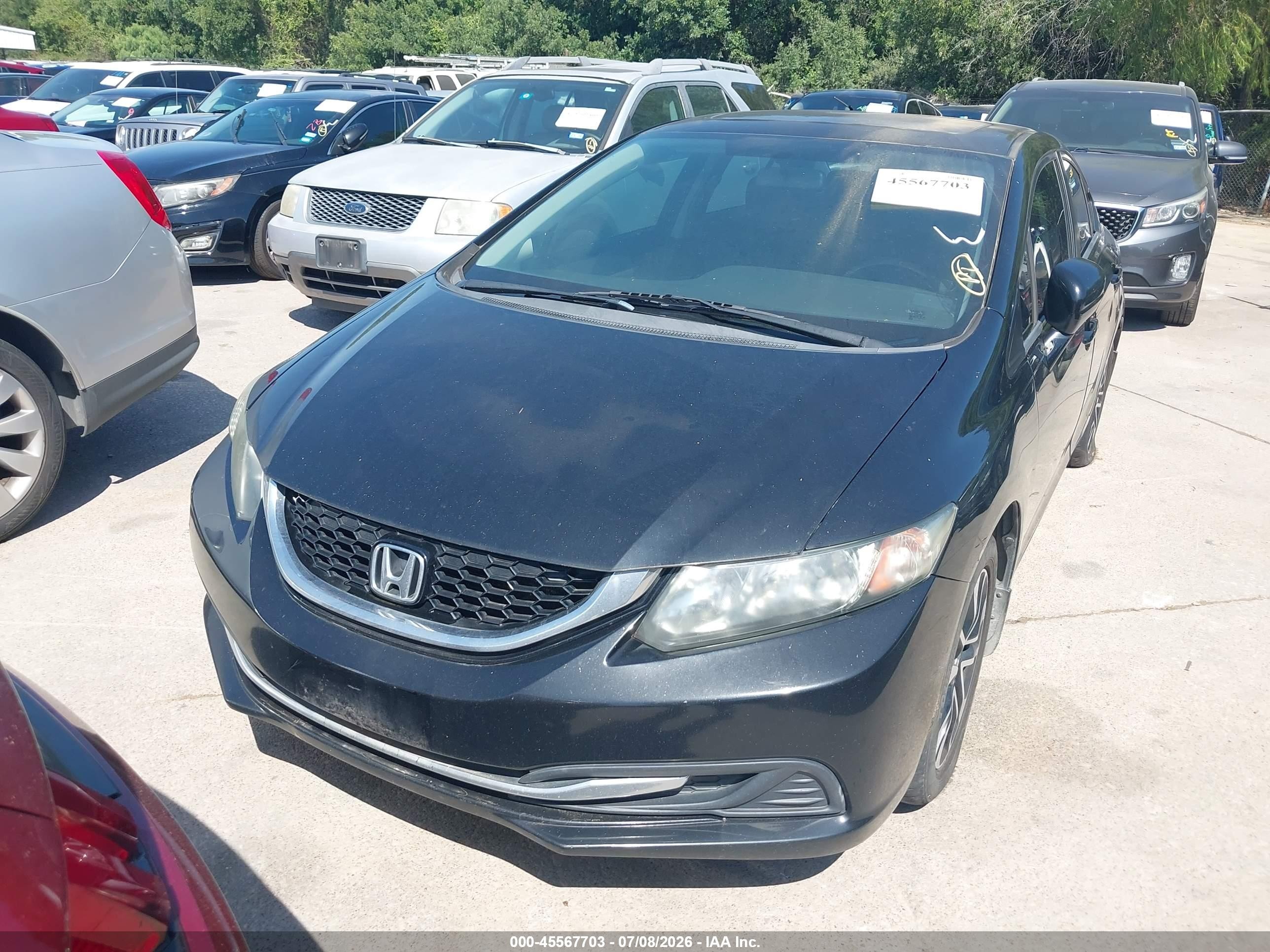 2015 Honda Civic Ex Black vin: 19XFB2F80FE088058