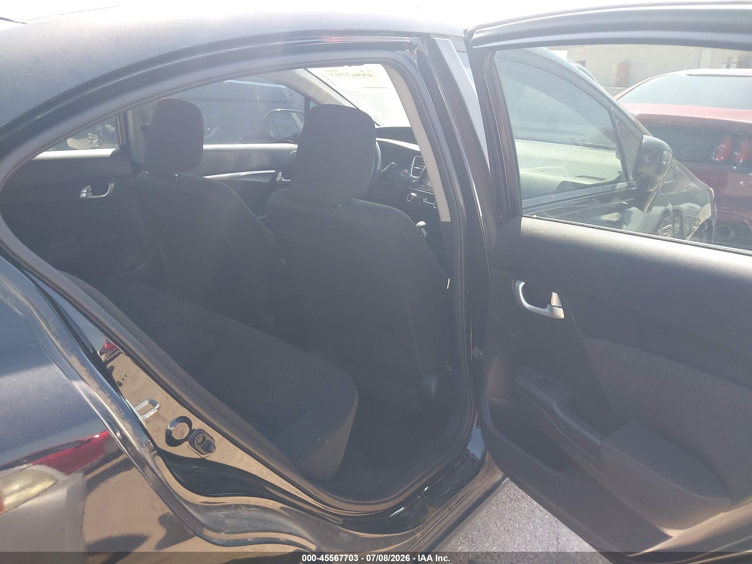 2015 Honda Civic Ex Black vin: 19XFB2F80FE088058