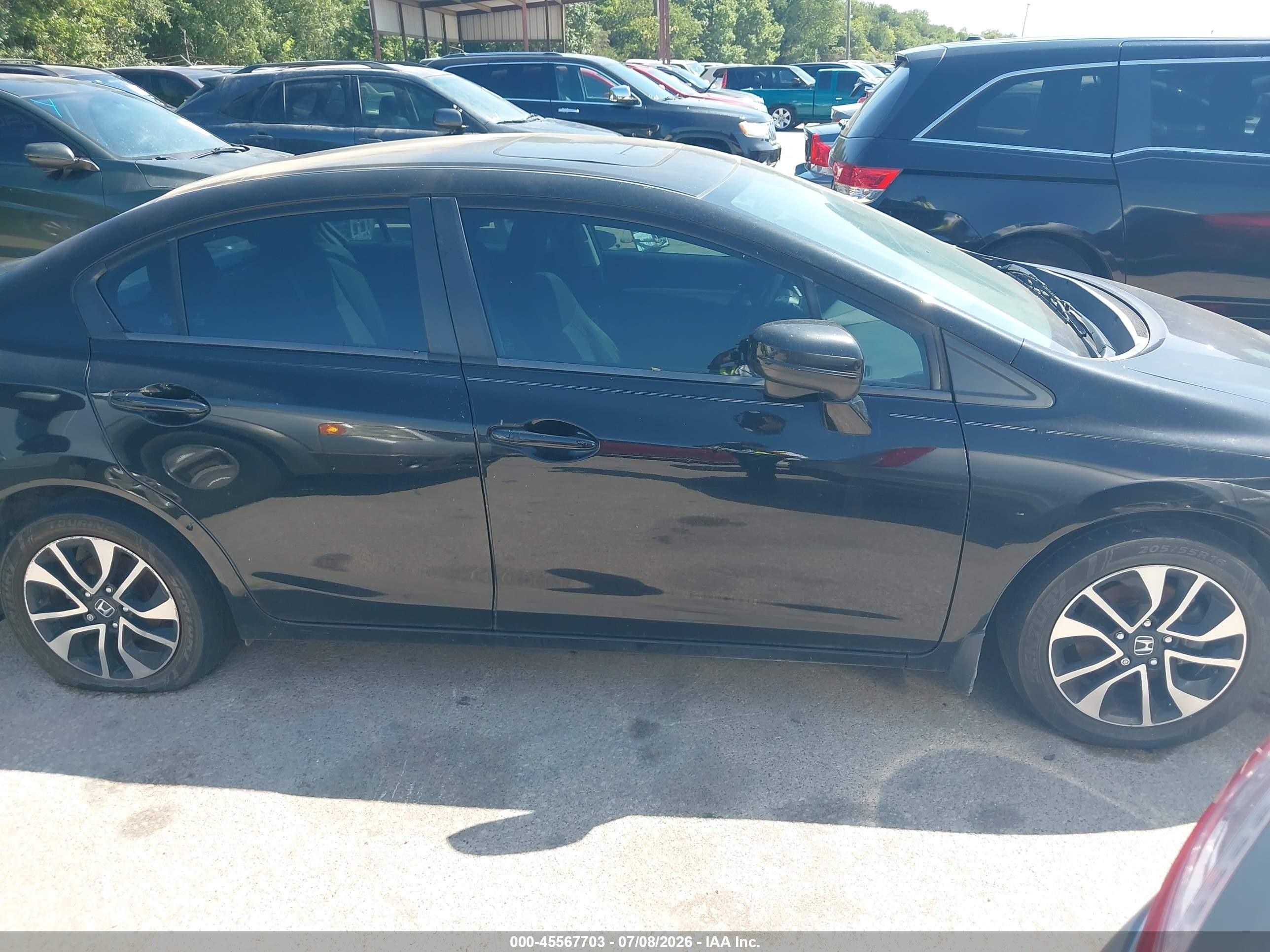 2015 Honda Civic Ex Black vin: 19XFB2F80FE088058