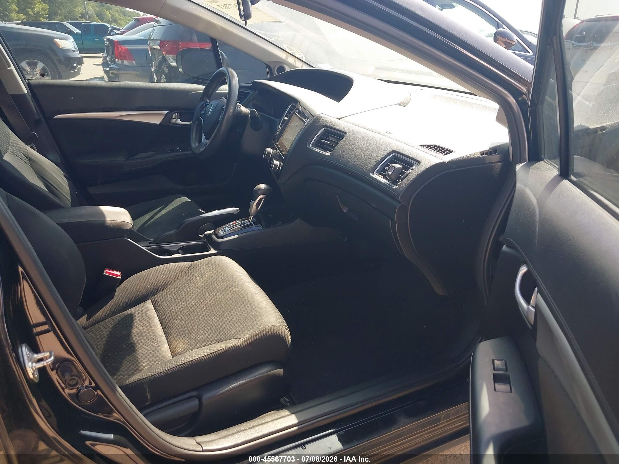 2015 Honda Civic Ex Black vin: 19XFB2F80FE088058
