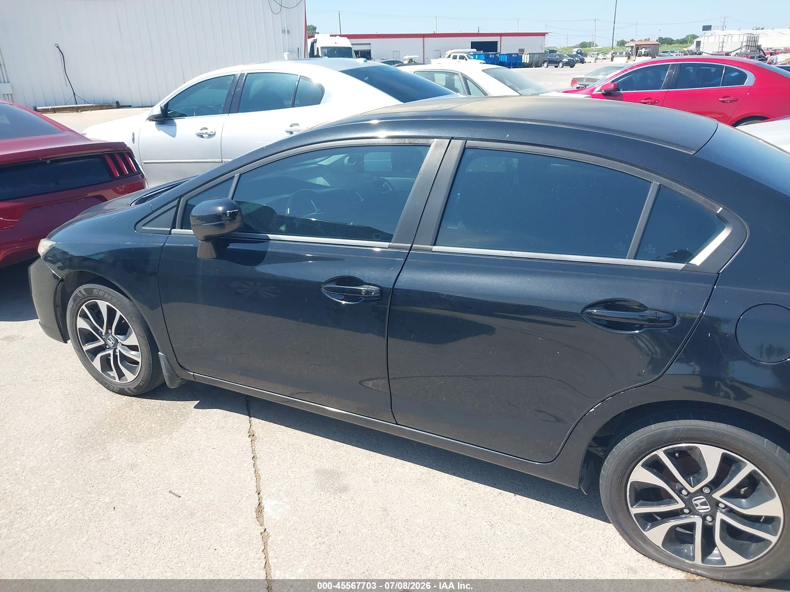 2015 Honda Civic Ex Black vin: 19XFB2F80FE088058