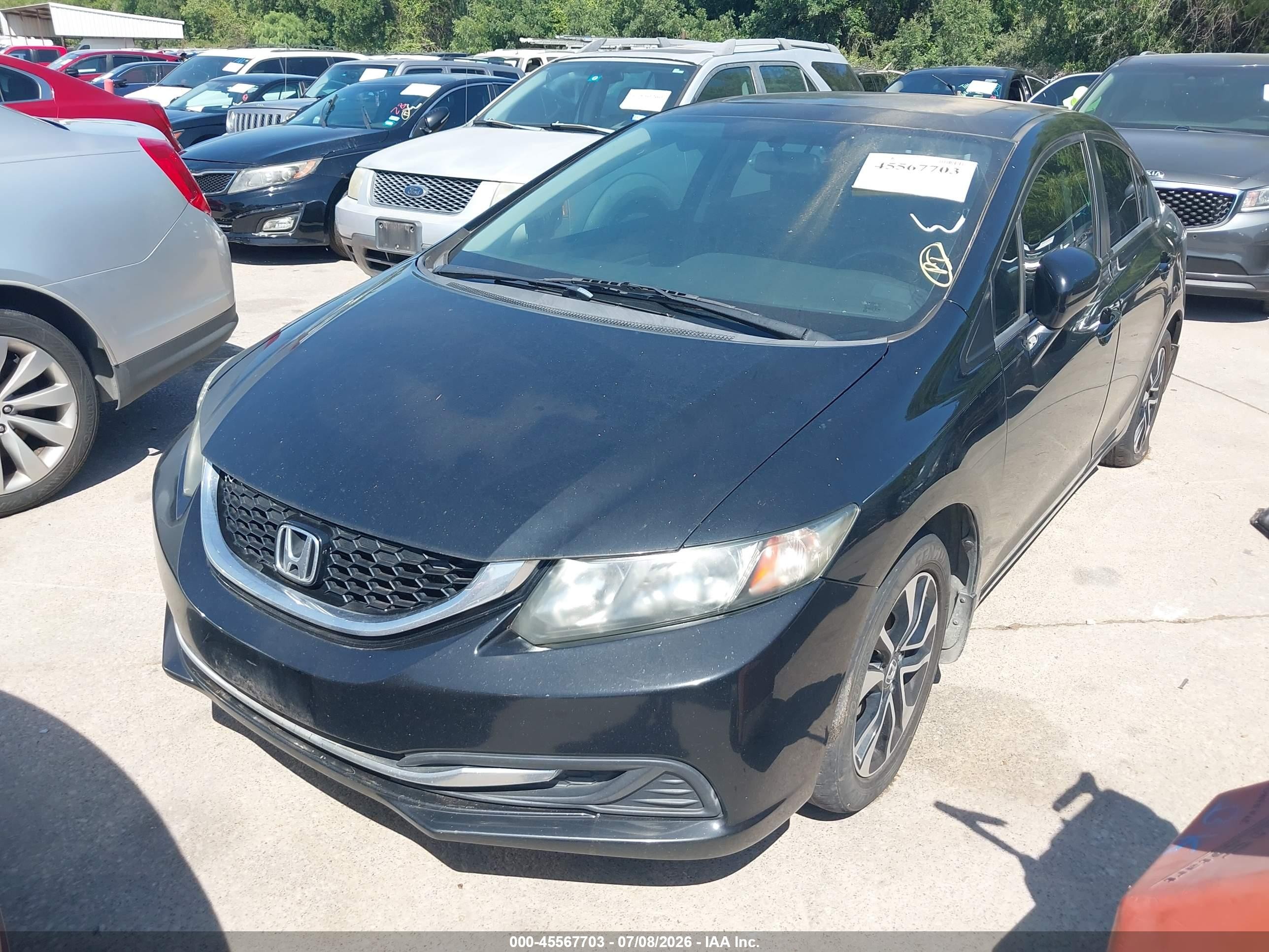 2015 Honda Civic Ex Black vin: 19XFB2F80FE088058