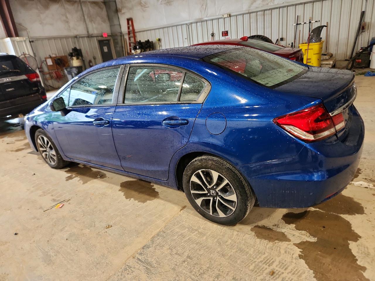 2015 Honda Civic Ex Синий vin: 19XFB2F80FE090036