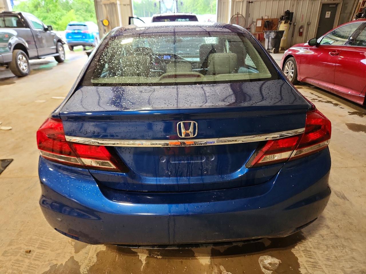2015 Honda Civic Ex Синий vin: 19XFB2F80FE090036