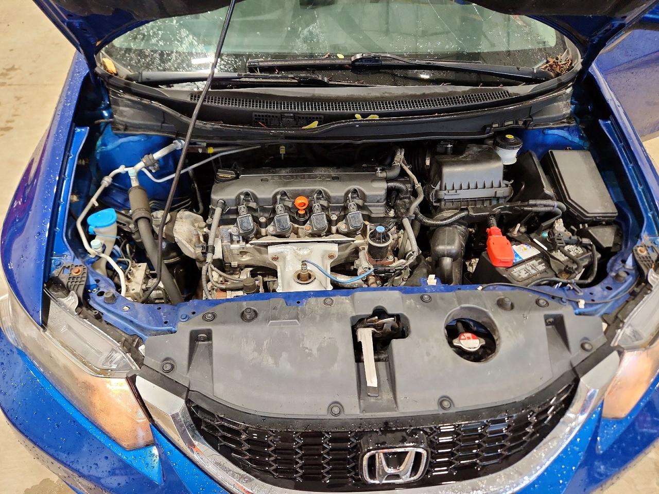 2015 Honda Civic Ex Синий vin: 19XFB2F80FE090036