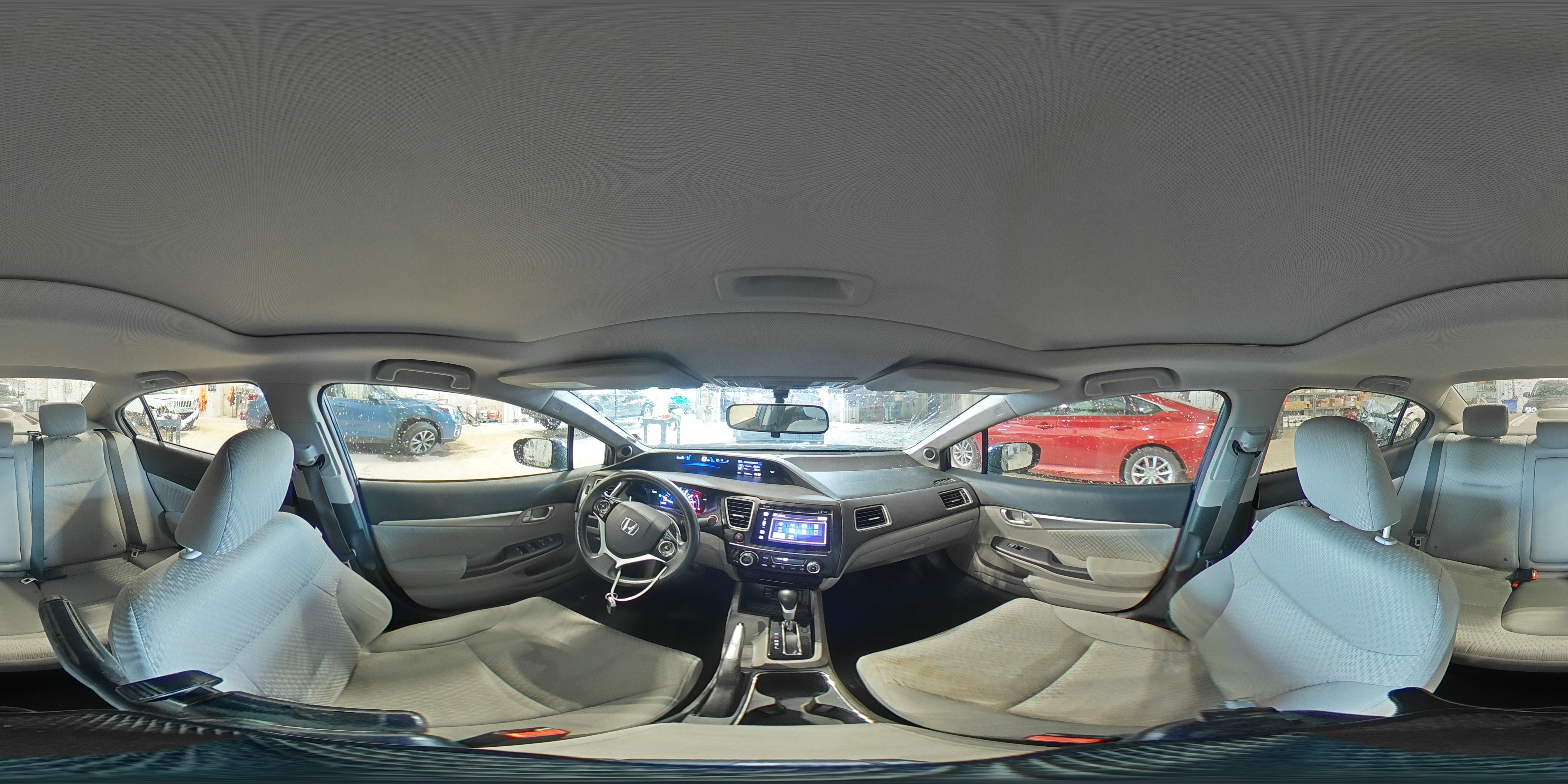 2015 Honda Civic Ex Синий vin: 19XFB2F80FE090036