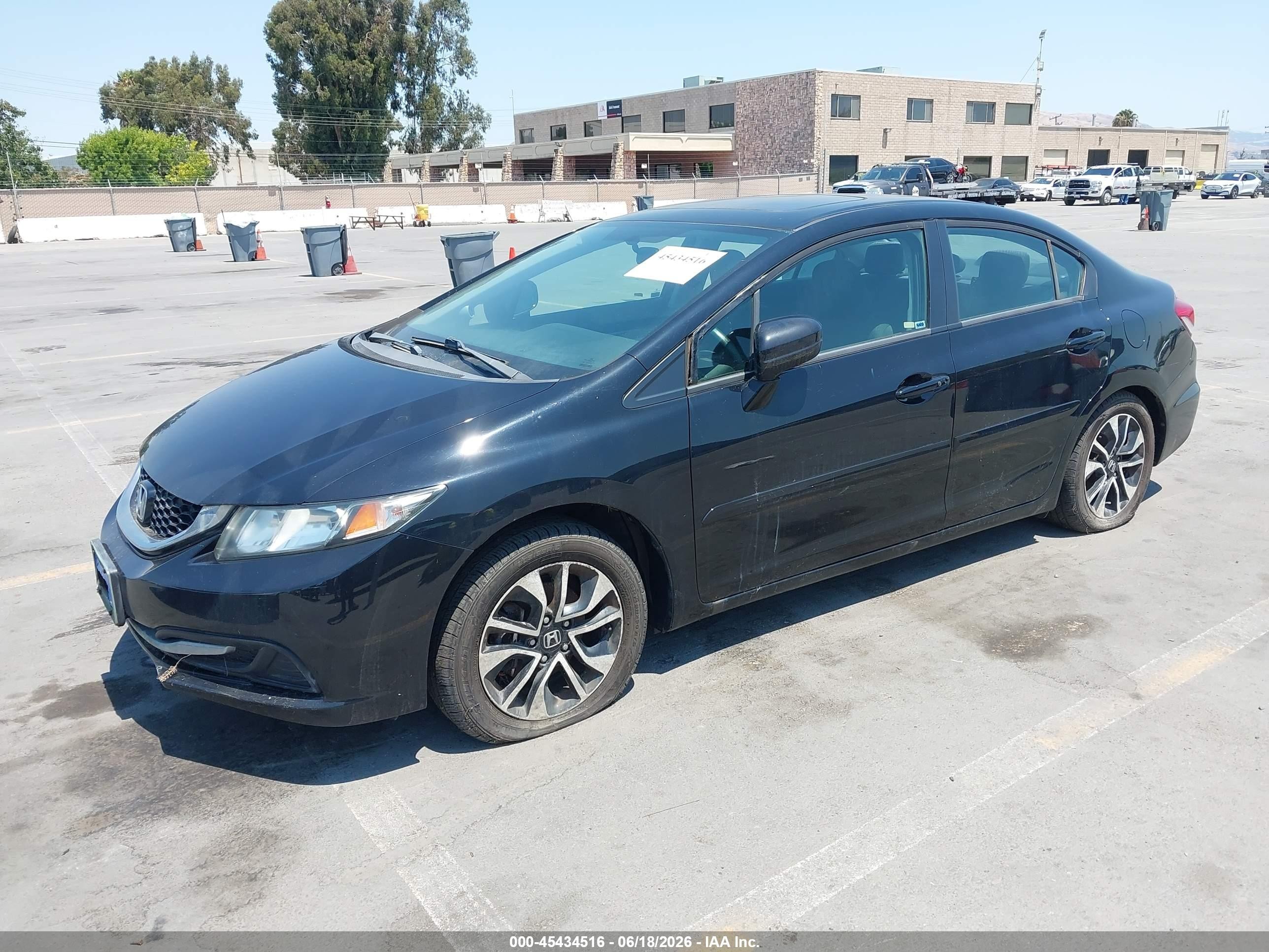 2015 Honda Civic Ex Black vin: 19XFB2F80FE209719