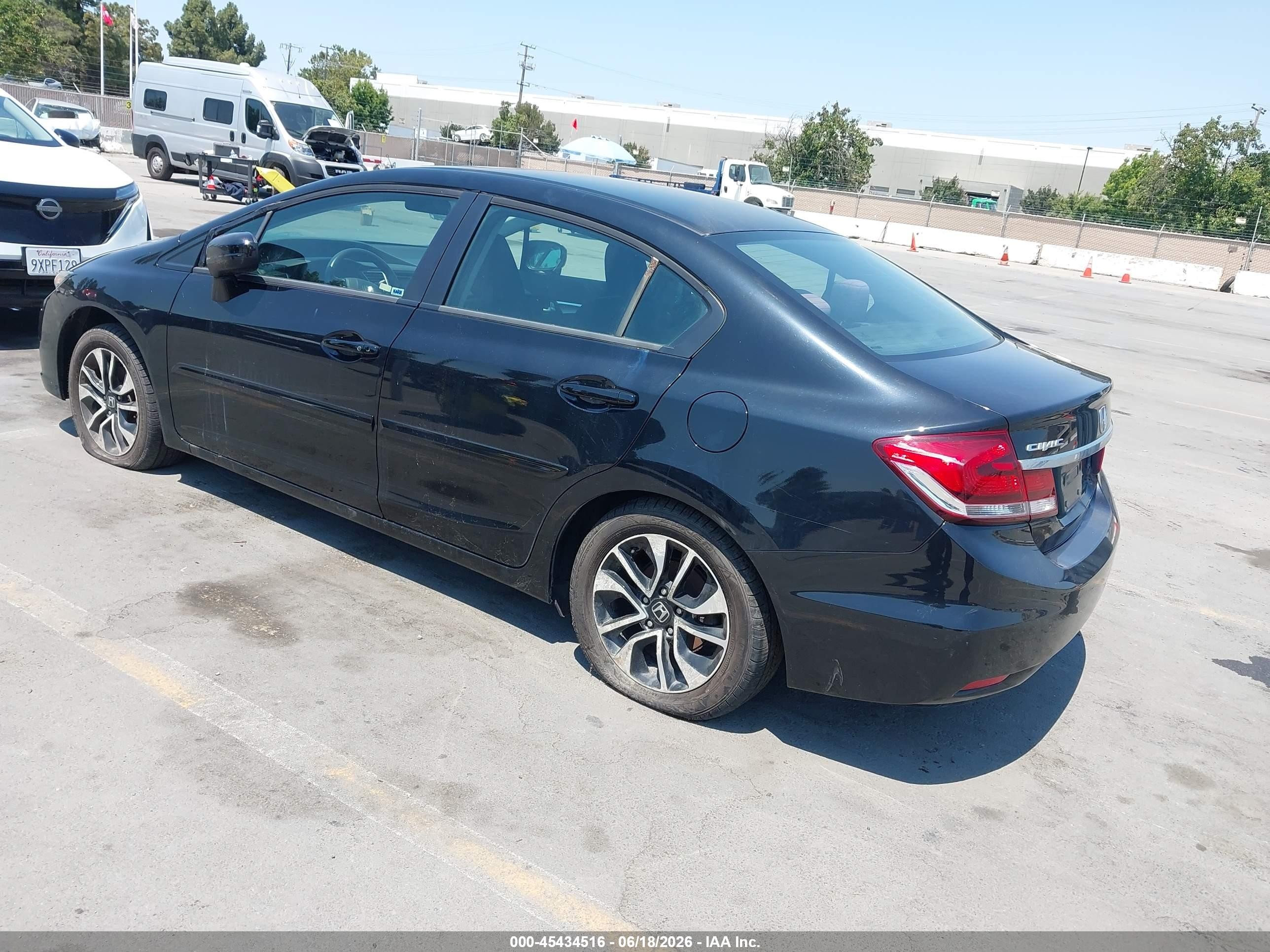 2015 Honda Civic Ex Black vin: 19XFB2F80FE209719