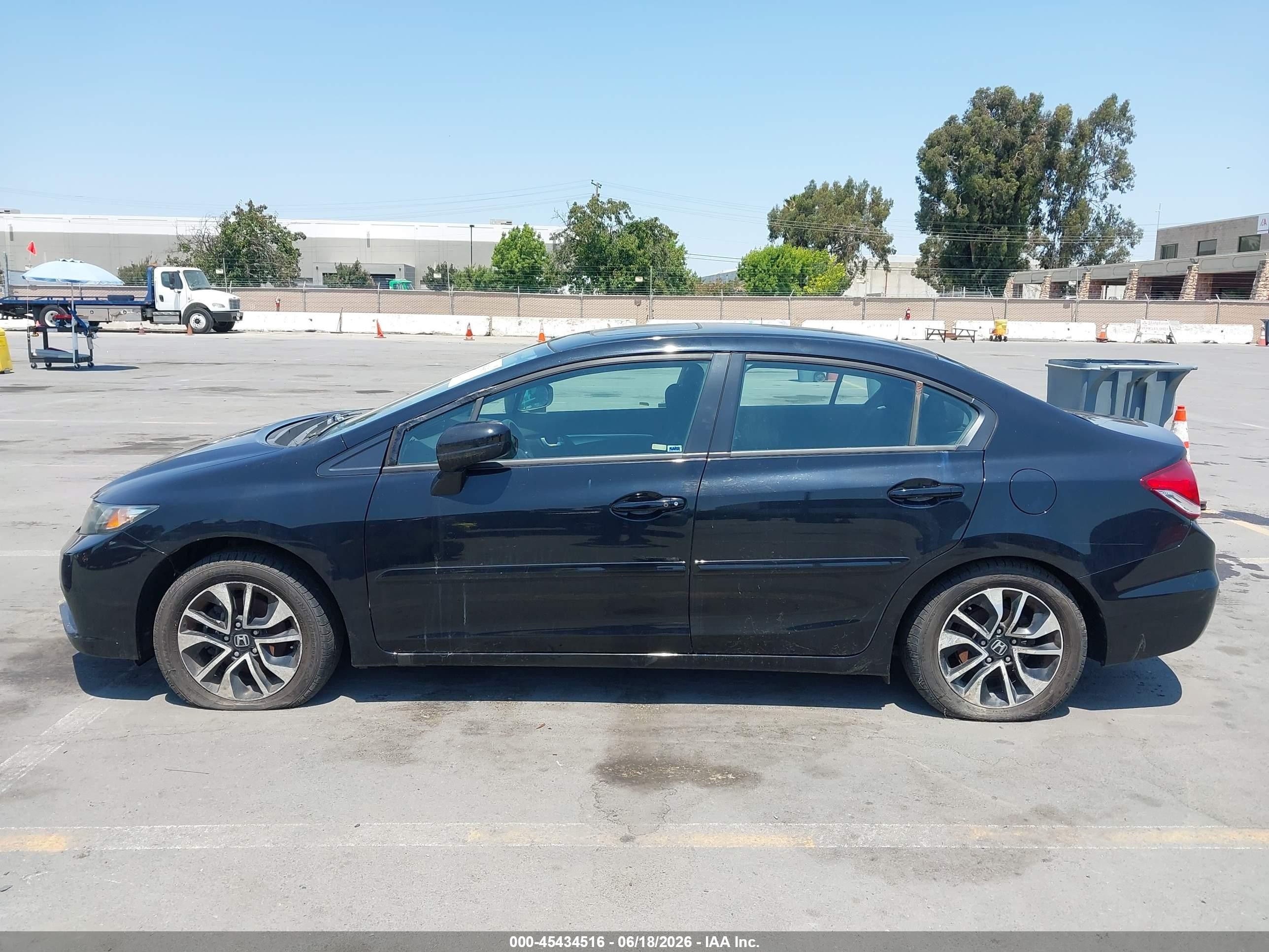 2015 Honda Civic Ex Black vin: 19XFB2F80FE209719