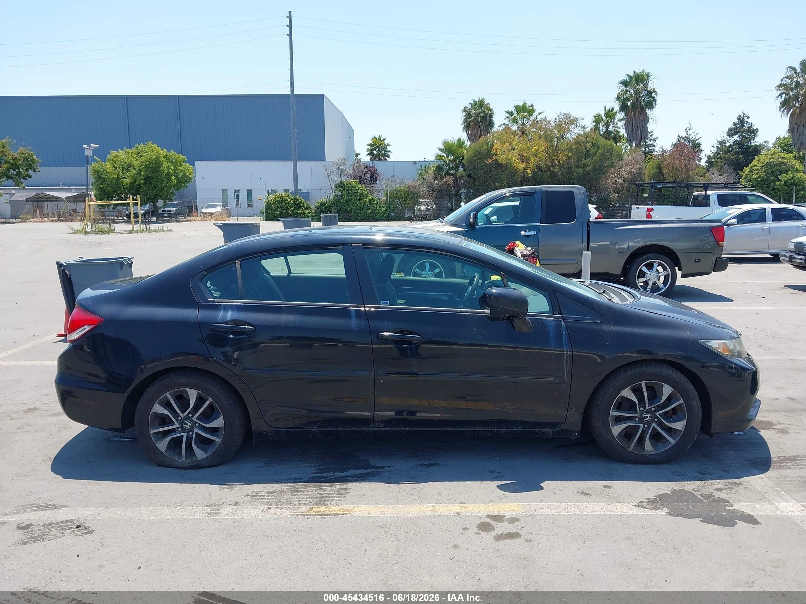 2015 Honda Civic Ex Black vin: 19XFB2F80FE209719