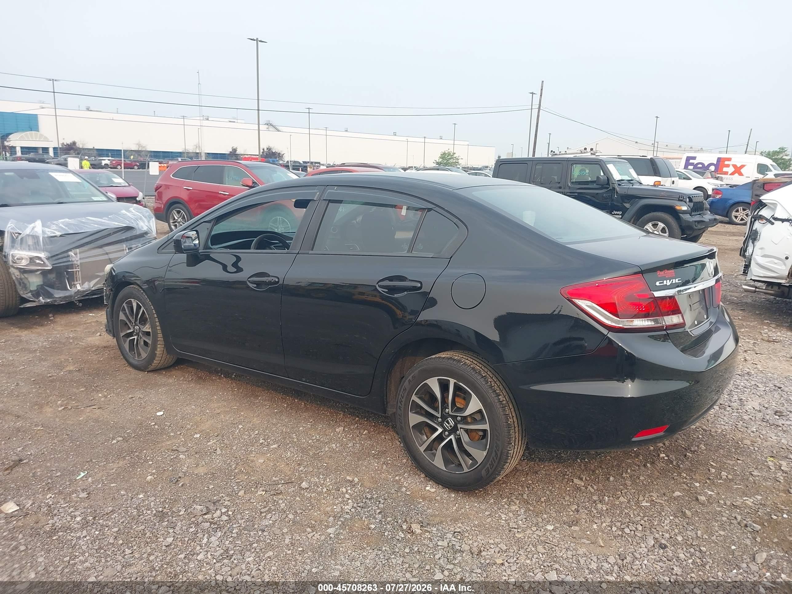 2015 Honda Civic Ex Black vin: 19XFB2F80FE217397