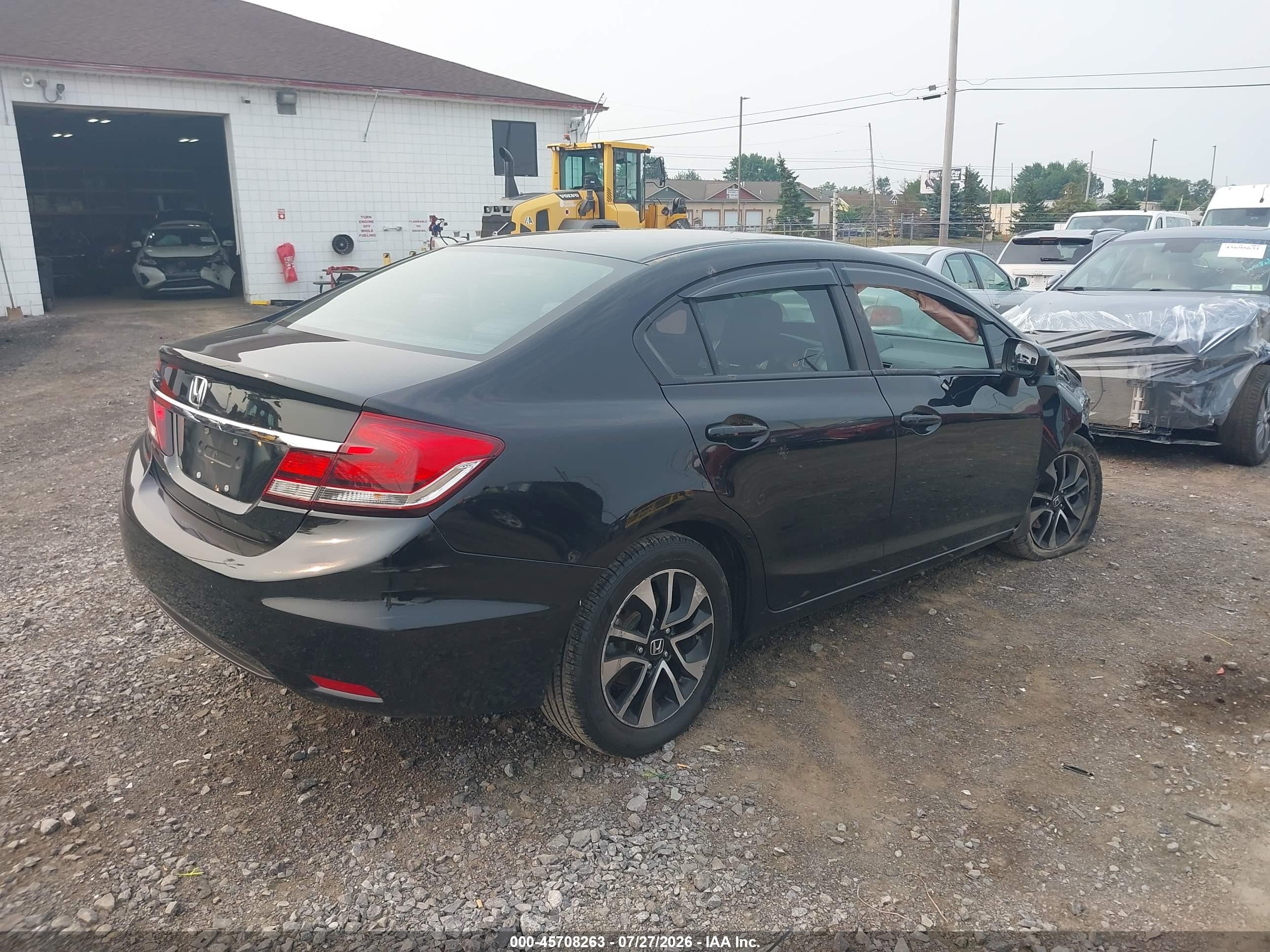 2015 Honda Civic Ex Black vin: 19XFB2F80FE217397
