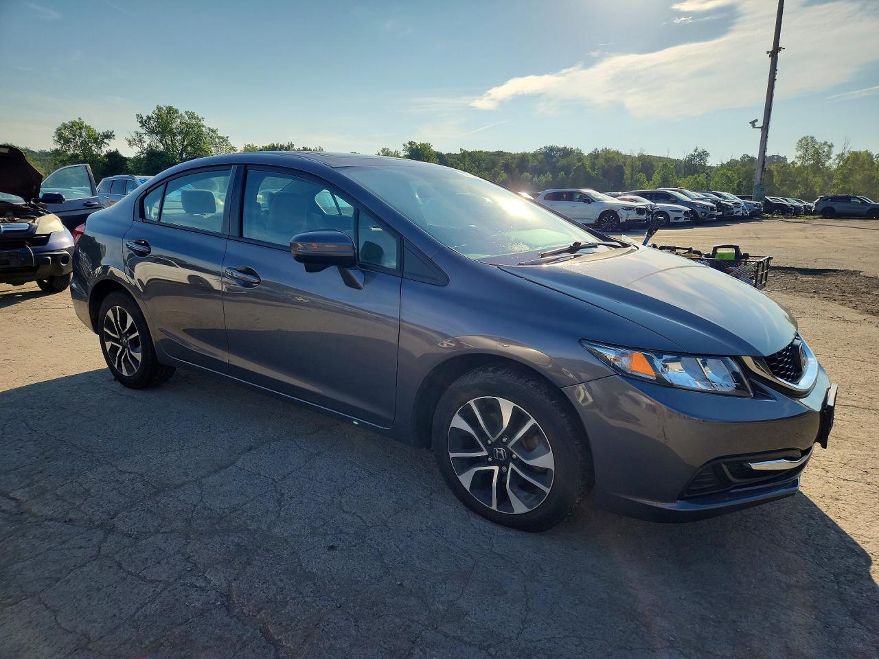 2015 Honda Civic Ex Gray vin: 19XFB2F80FE220672
