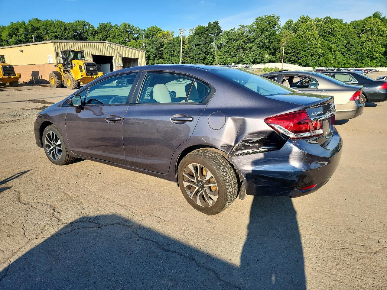 2015 Honda Civic Ex Gray vin: 19XFB2F80FE220672