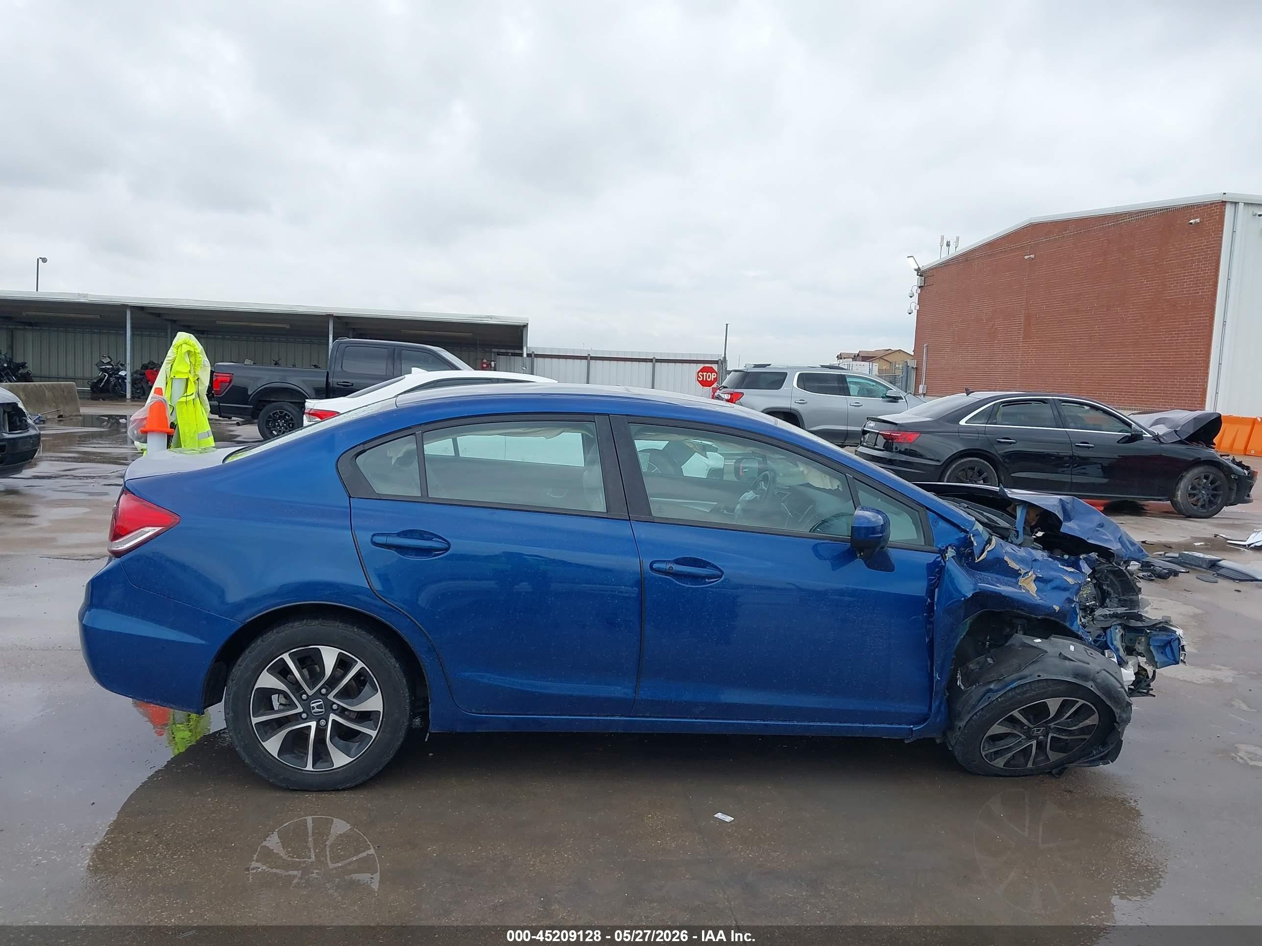 2015 Honda Civic Ex Blue vin: 19XFB2F80FE251145