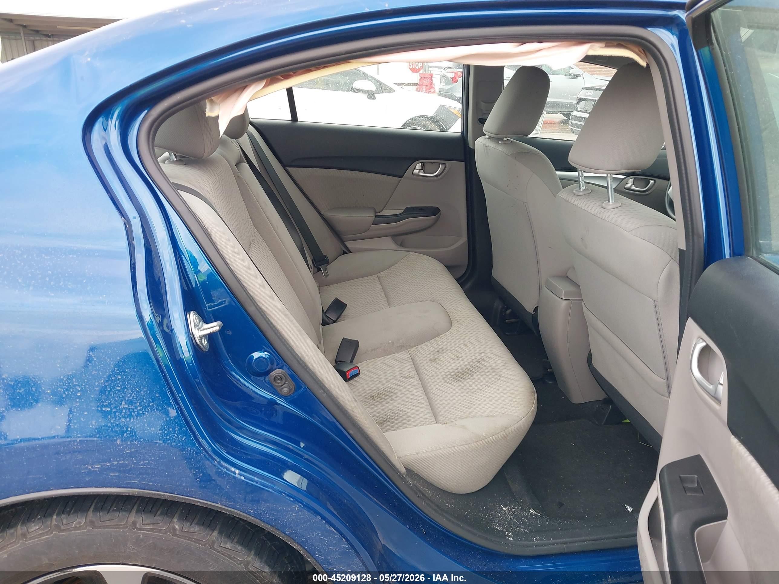 2015 Honda Civic Ex Blue vin: 19XFB2F80FE251145