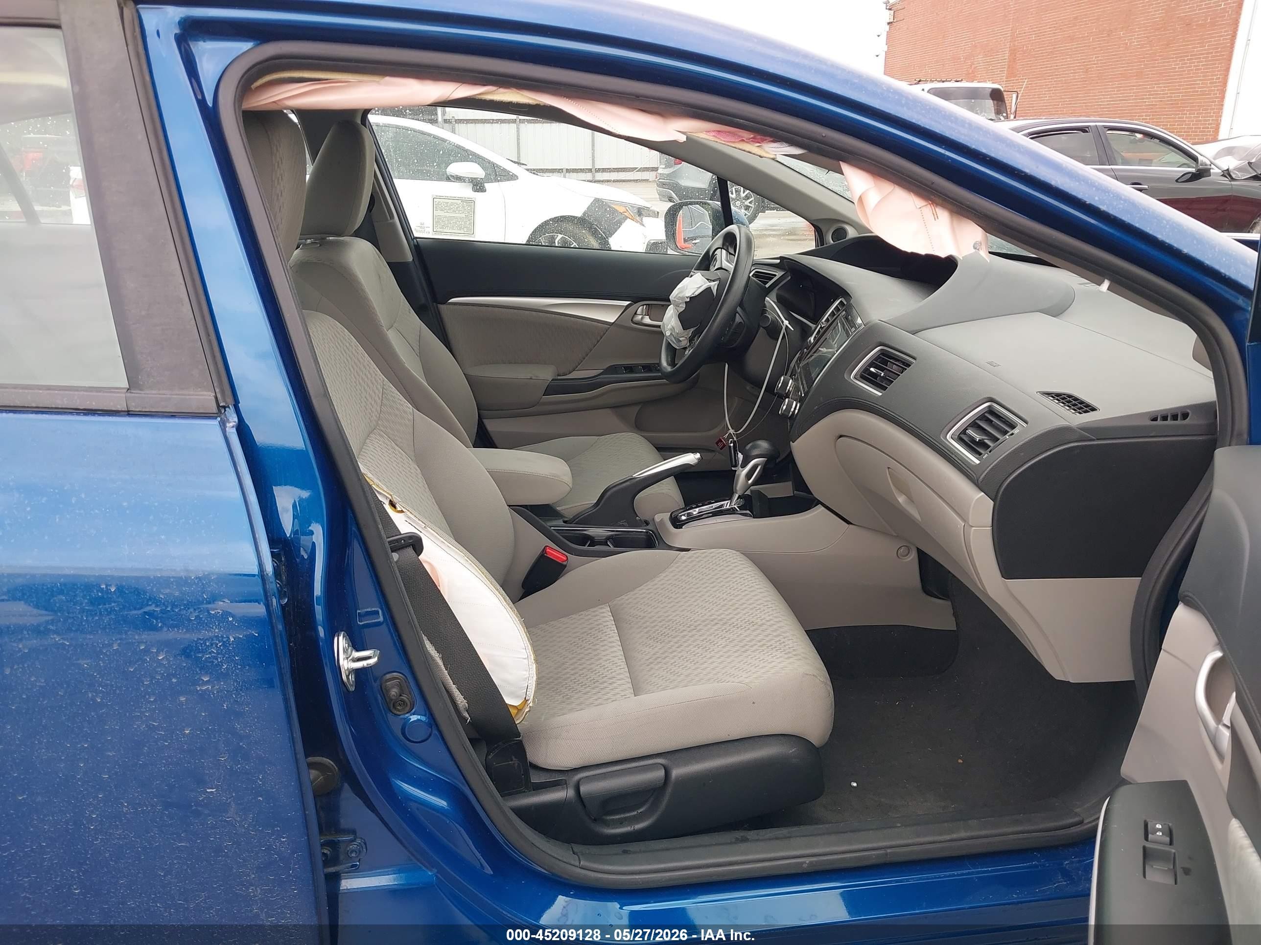 2015 Honda Civic Ex Blue vin: 19XFB2F80FE251145