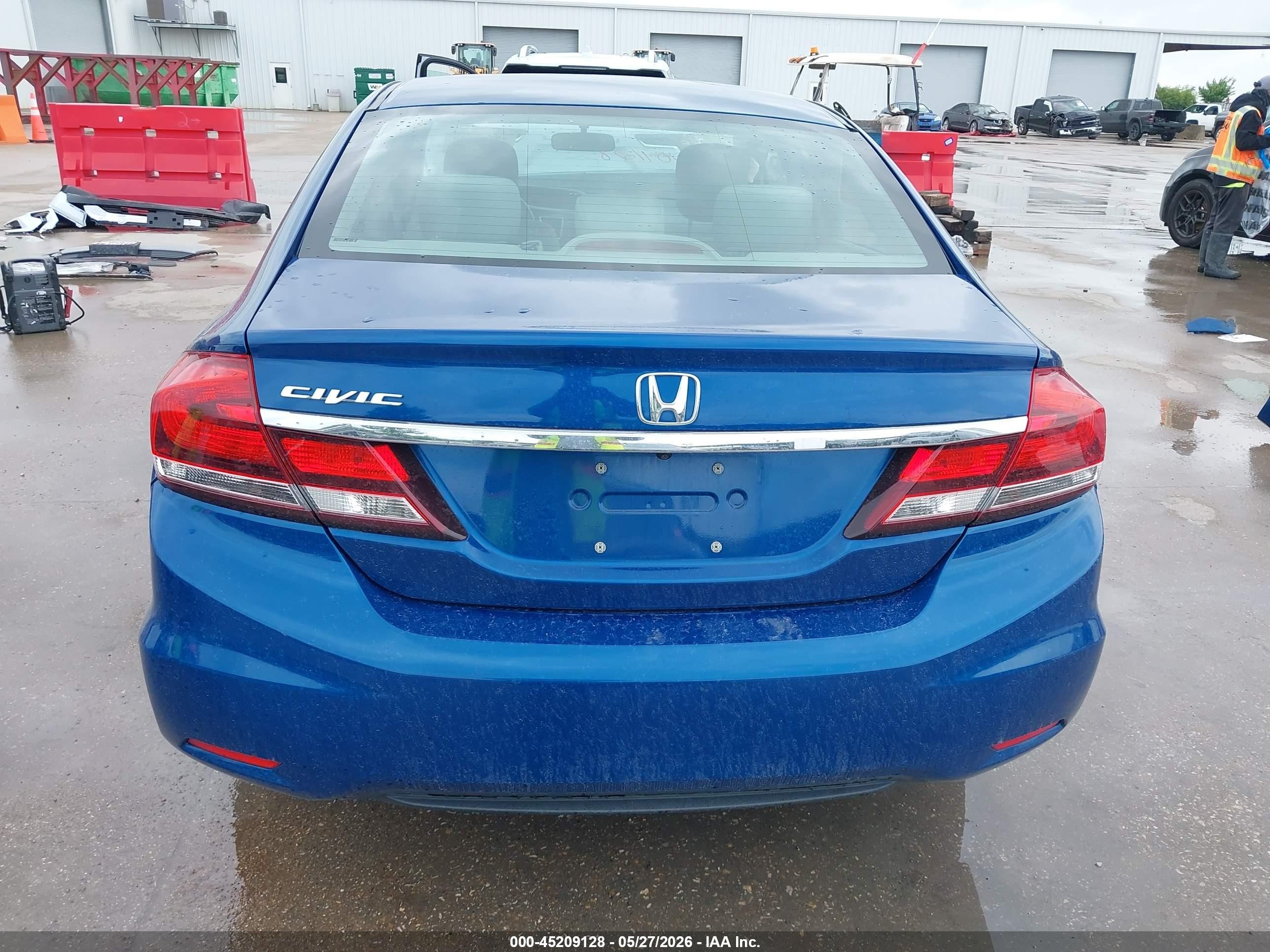 2015 Honda Civic Ex Blue vin: 19XFB2F80FE251145