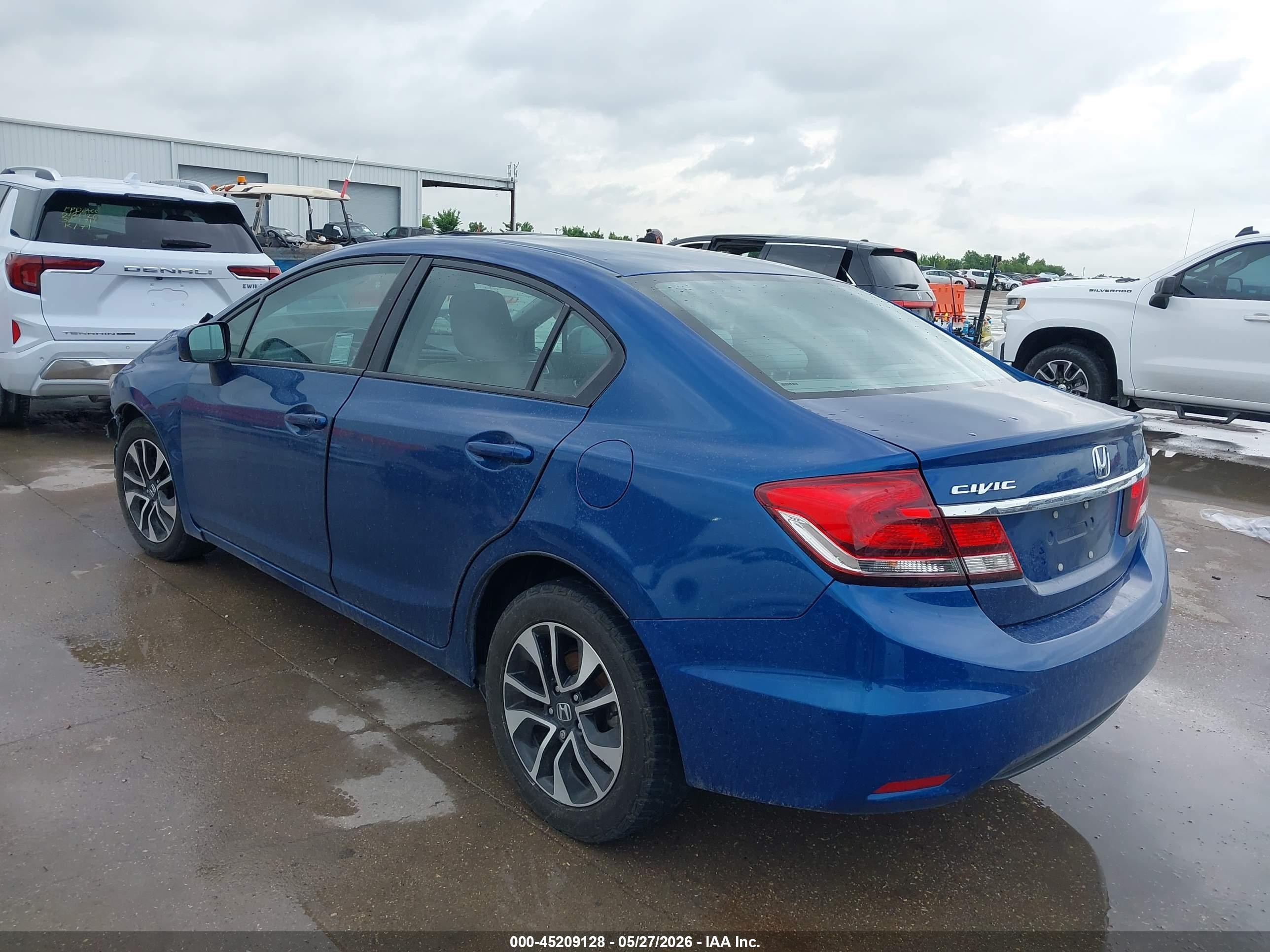 2015 Honda Civic Ex Blue vin: 19XFB2F80FE251145