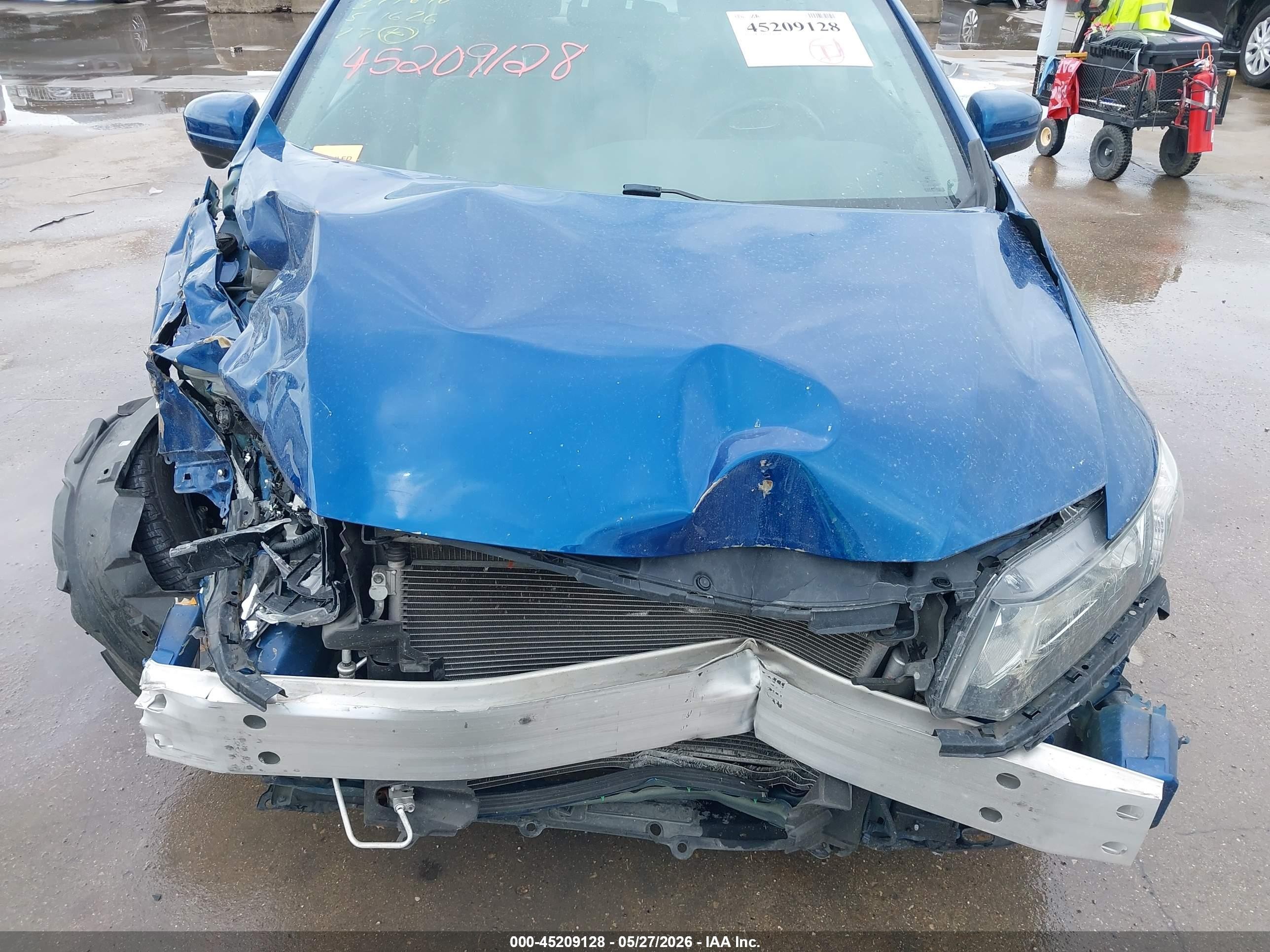 2015 Honda Civic Ex Blue vin: 19XFB2F80FE251145
