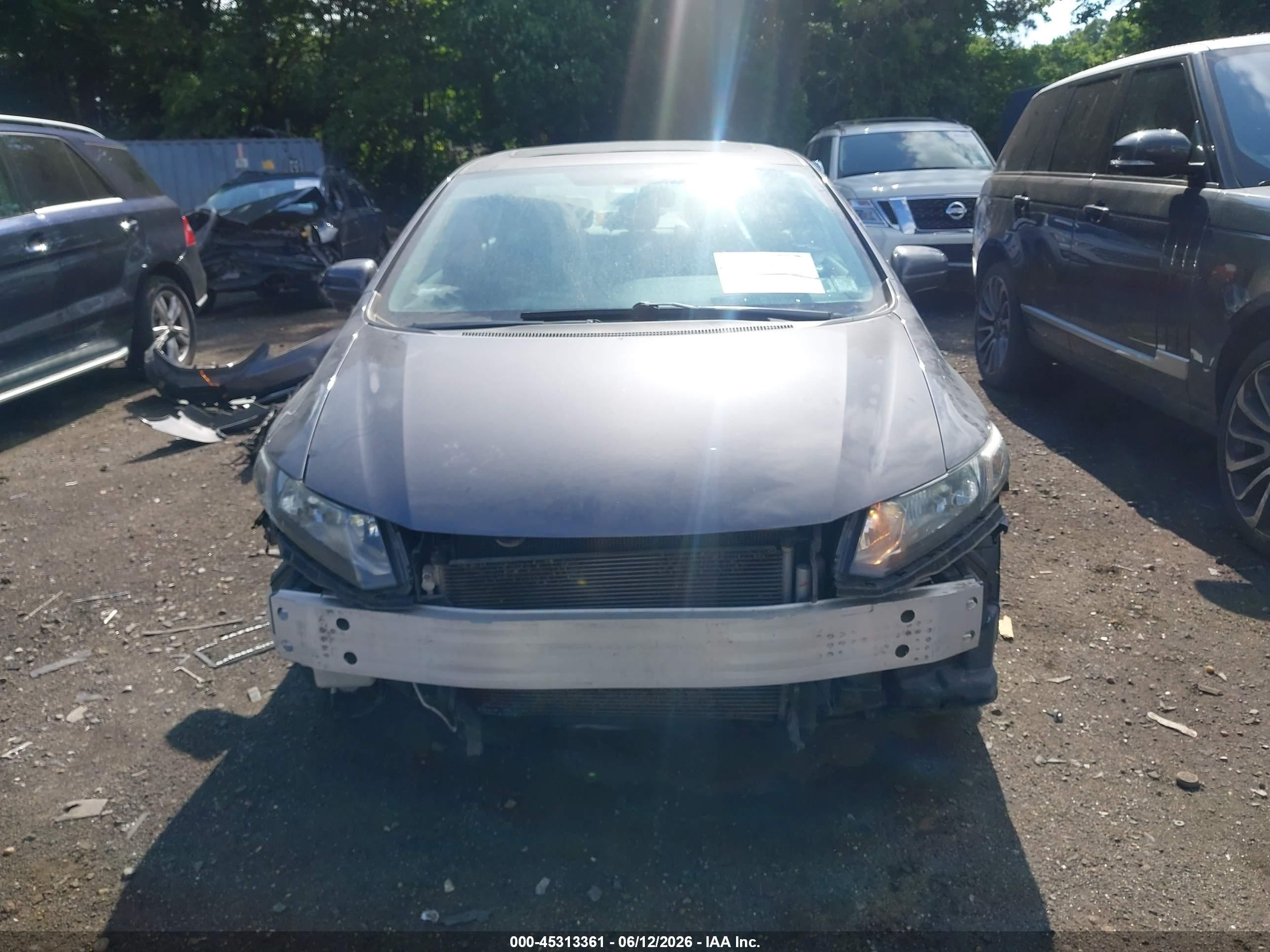 2015 Honda Civic Ex Серый vin: 19XFB2F80FE293377