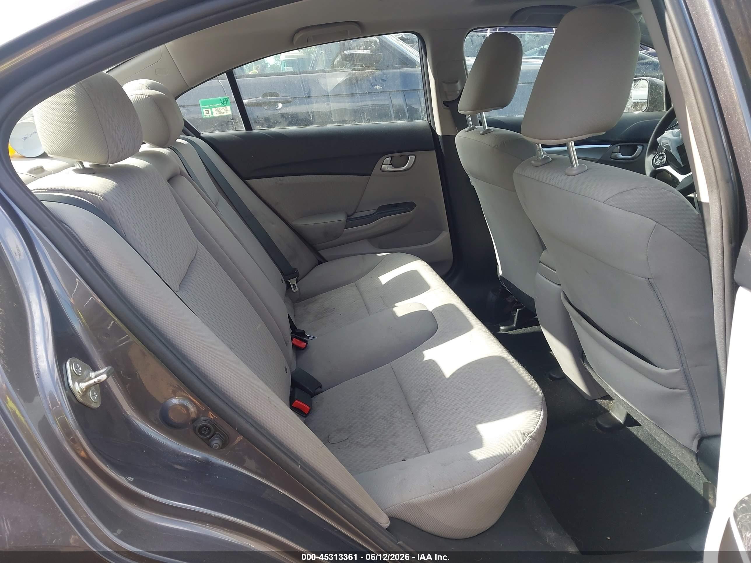 2015 Honda Civic Ex Серый vin: 19XFB2F80FE293377