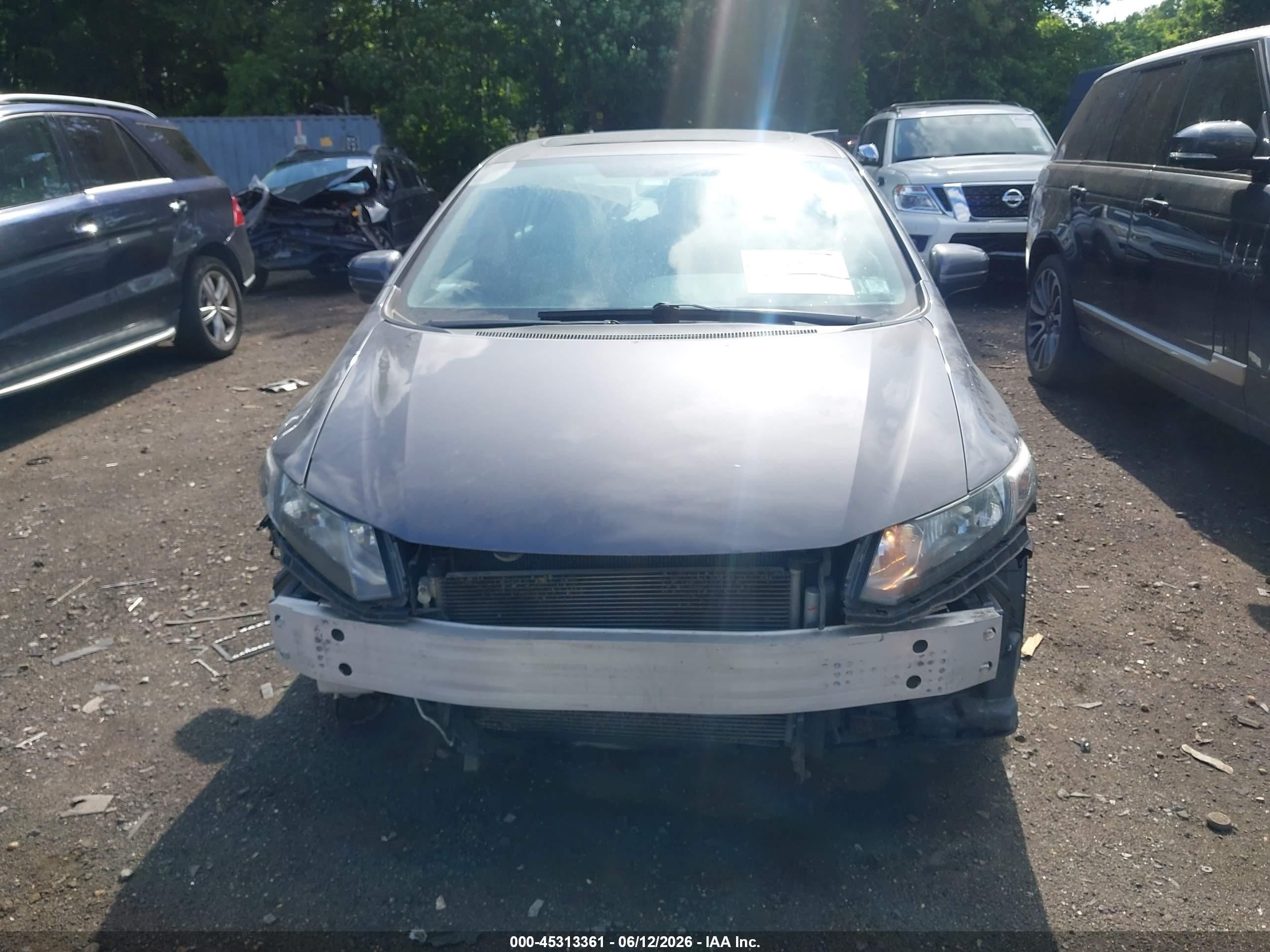 2015 Honda Civic Ex Серый vin: 19XFB2F80FE293377