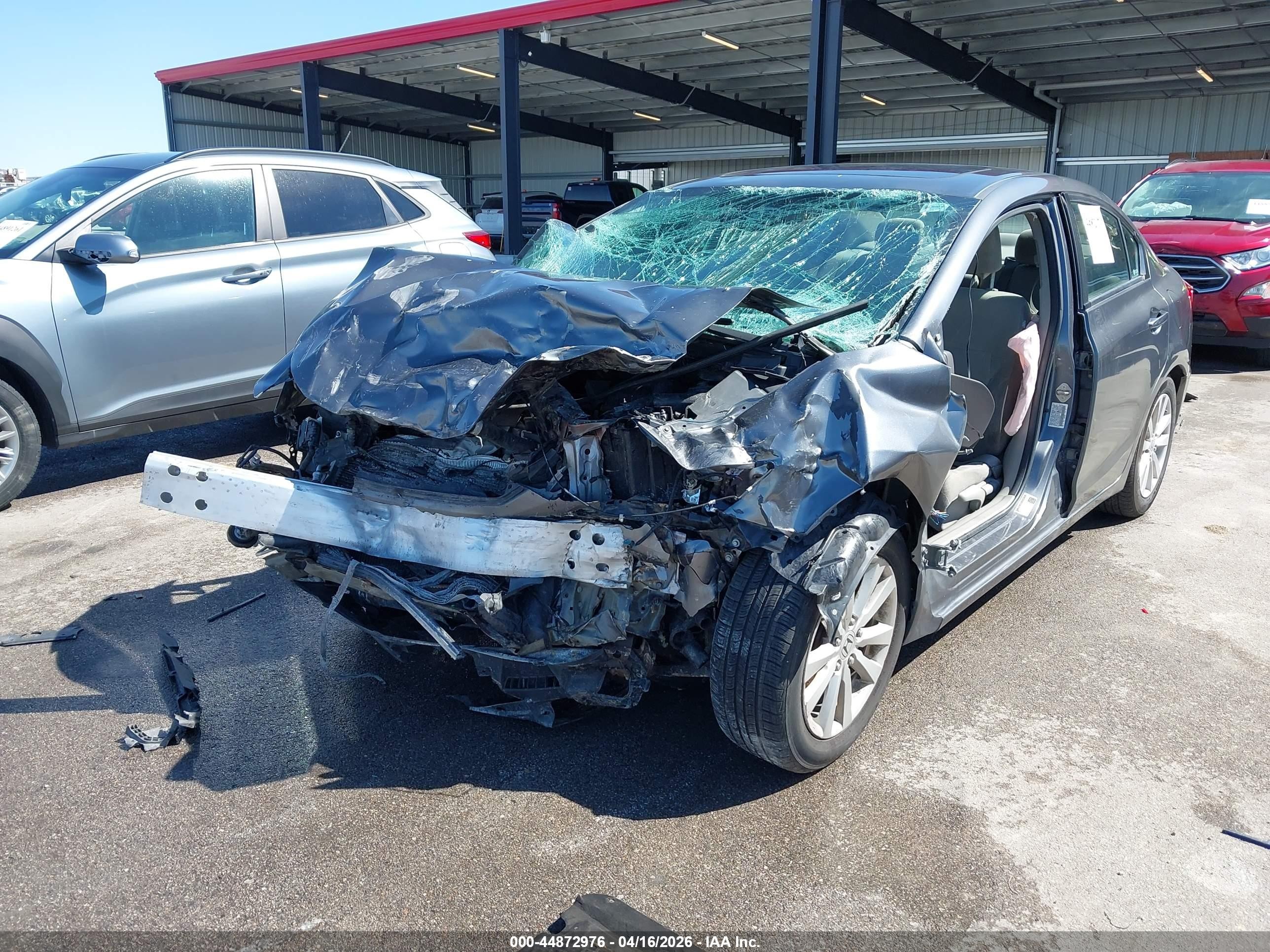 2012 Honda Civic Ex Gray vin: 19XFB2F81CE025448