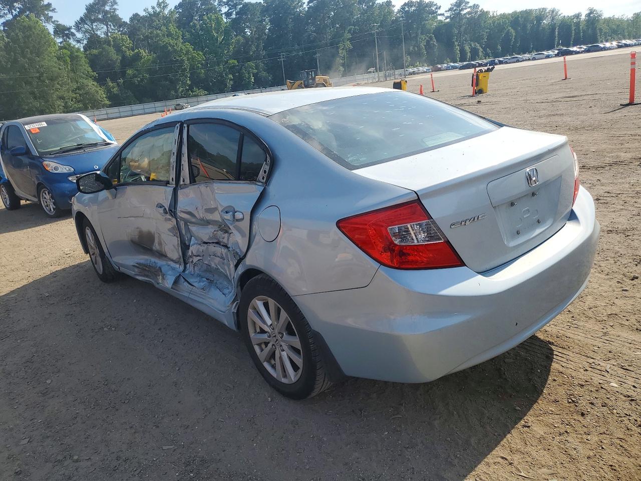 2012 Honda Civic Ex Blue vin: 19XFB2F81CE031962